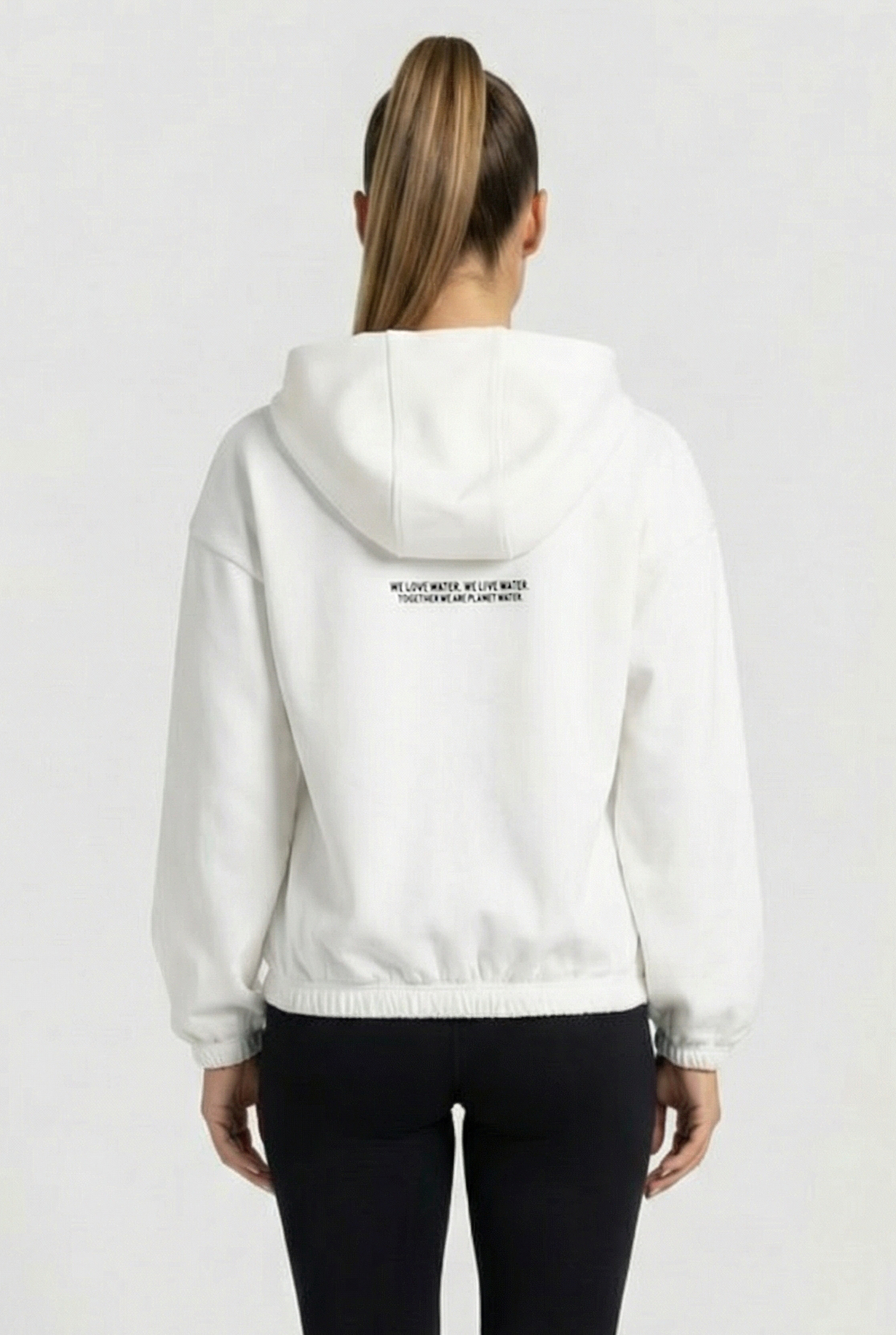 WOMEN'S HOODED SWEAT MPH WHITE 2