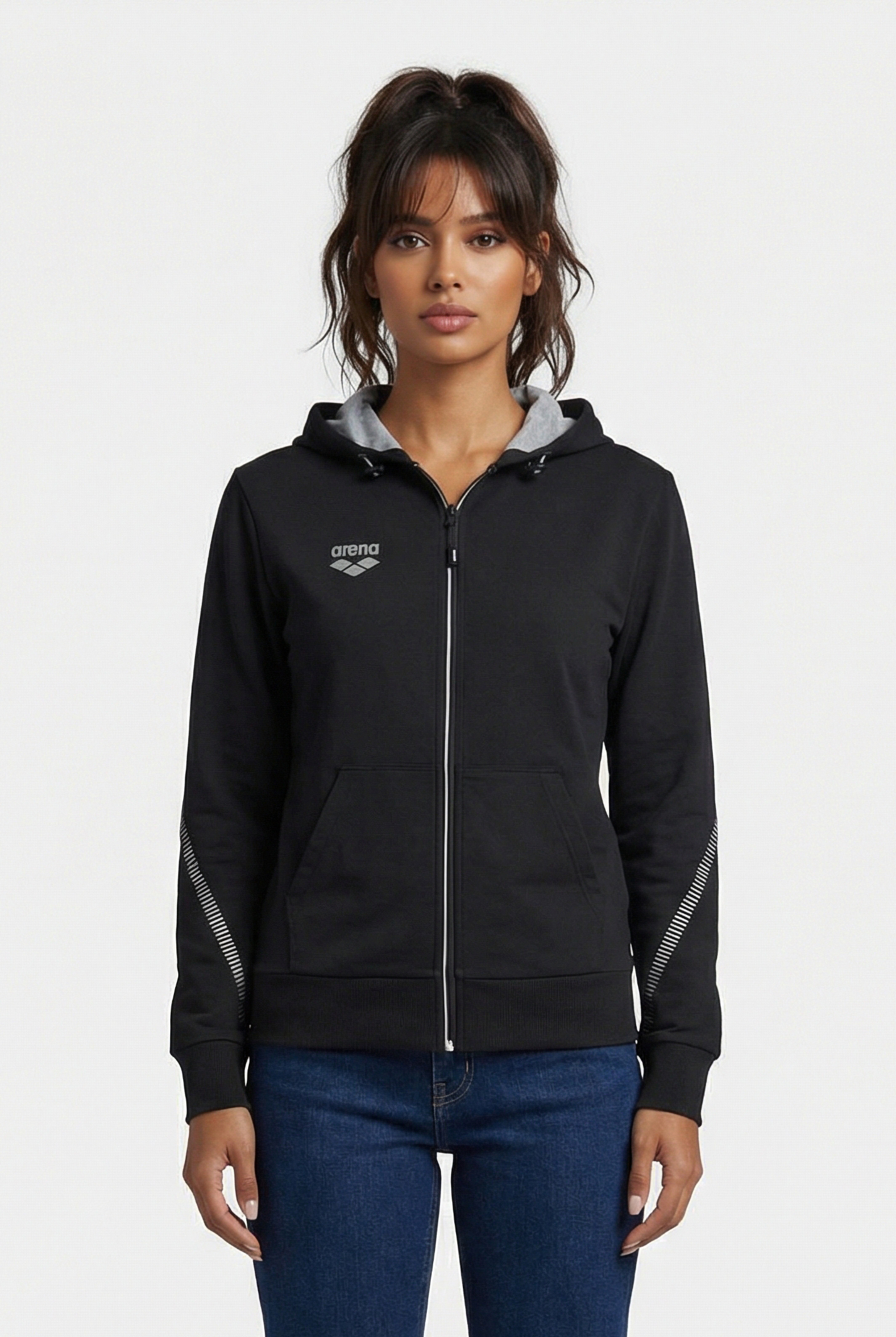 UNISEX TL HOODED JACKET BLACK 1