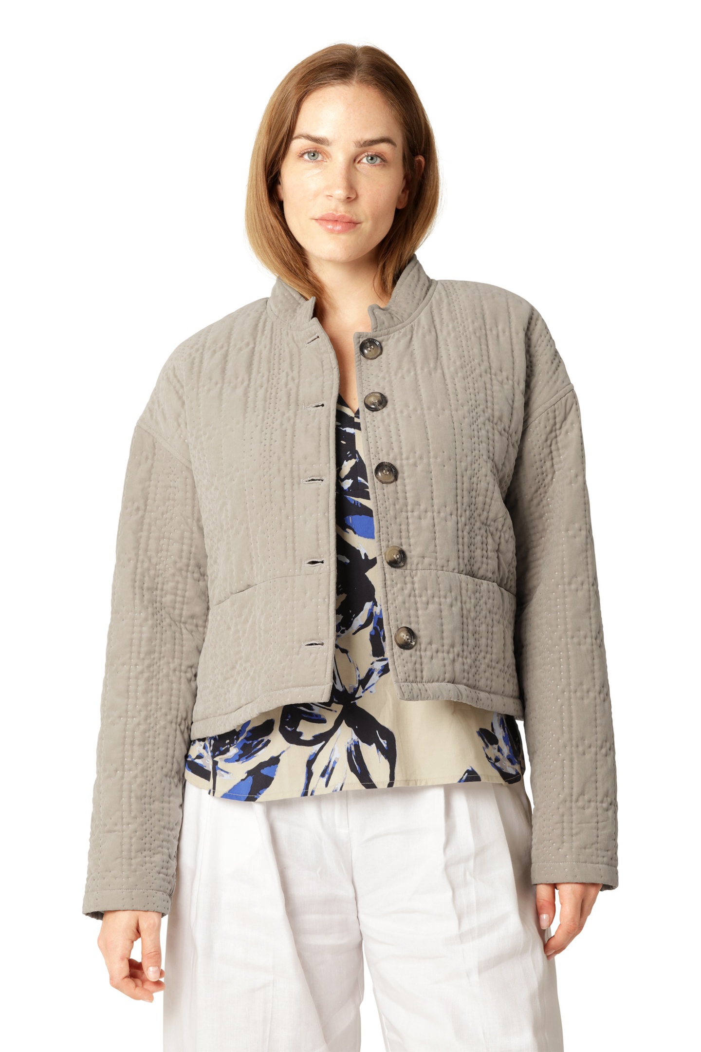 RAIN&OUTERWEAR QUILTTO01 GREIGE 1