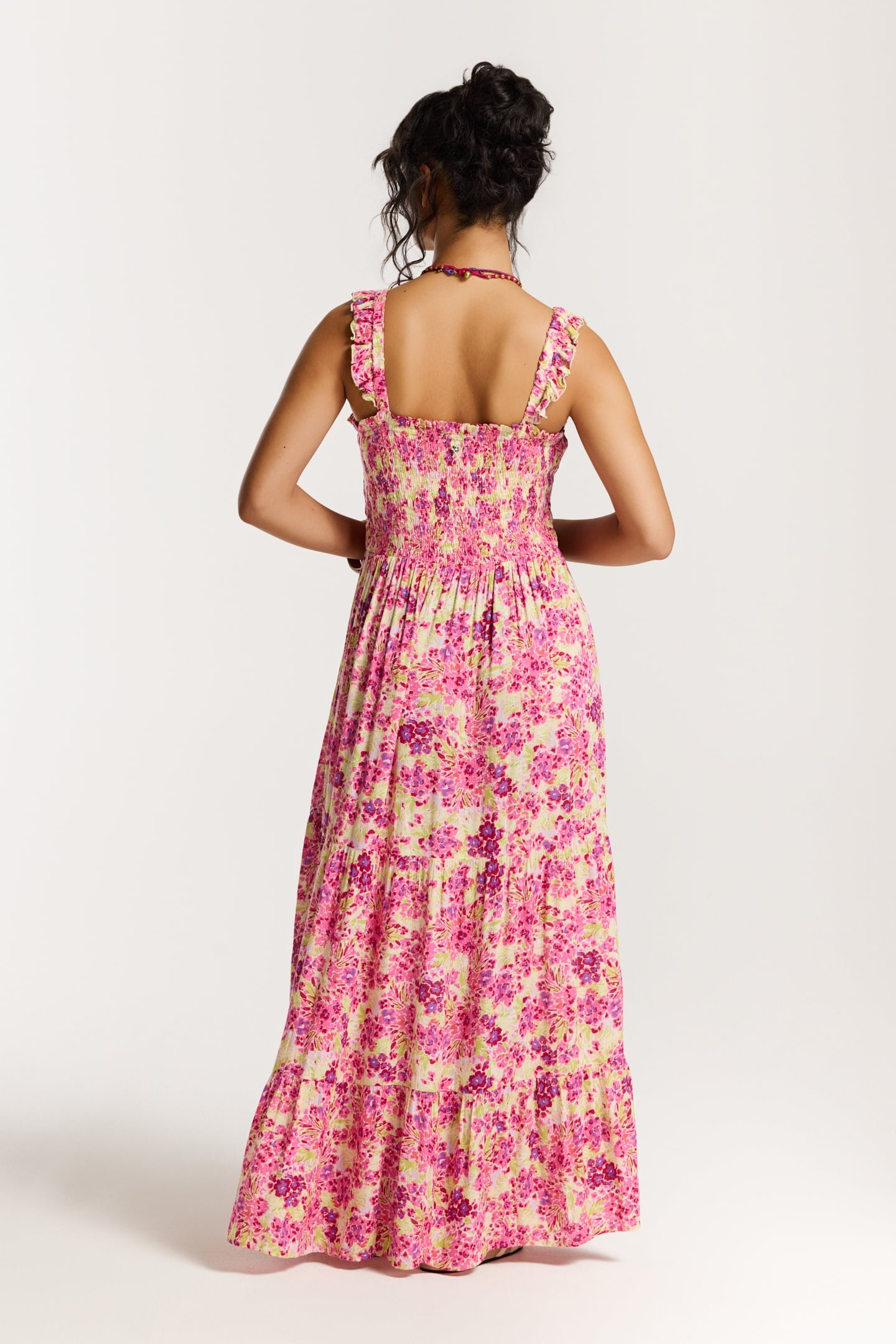 SEYCHELLES DRESS FLOWER FIELDS PINK FLOWER FIELDS 3