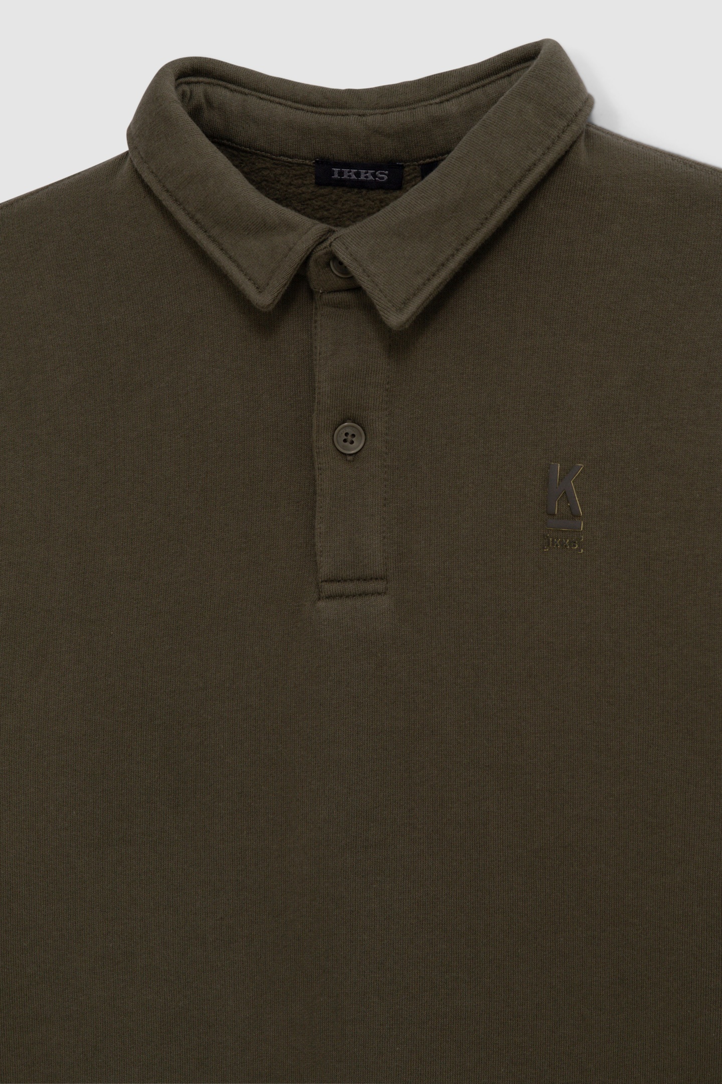 BOY'S KHAKI SWEATSHIRT WITH XL SLOGAN EMBROIDERED ON BACK 2