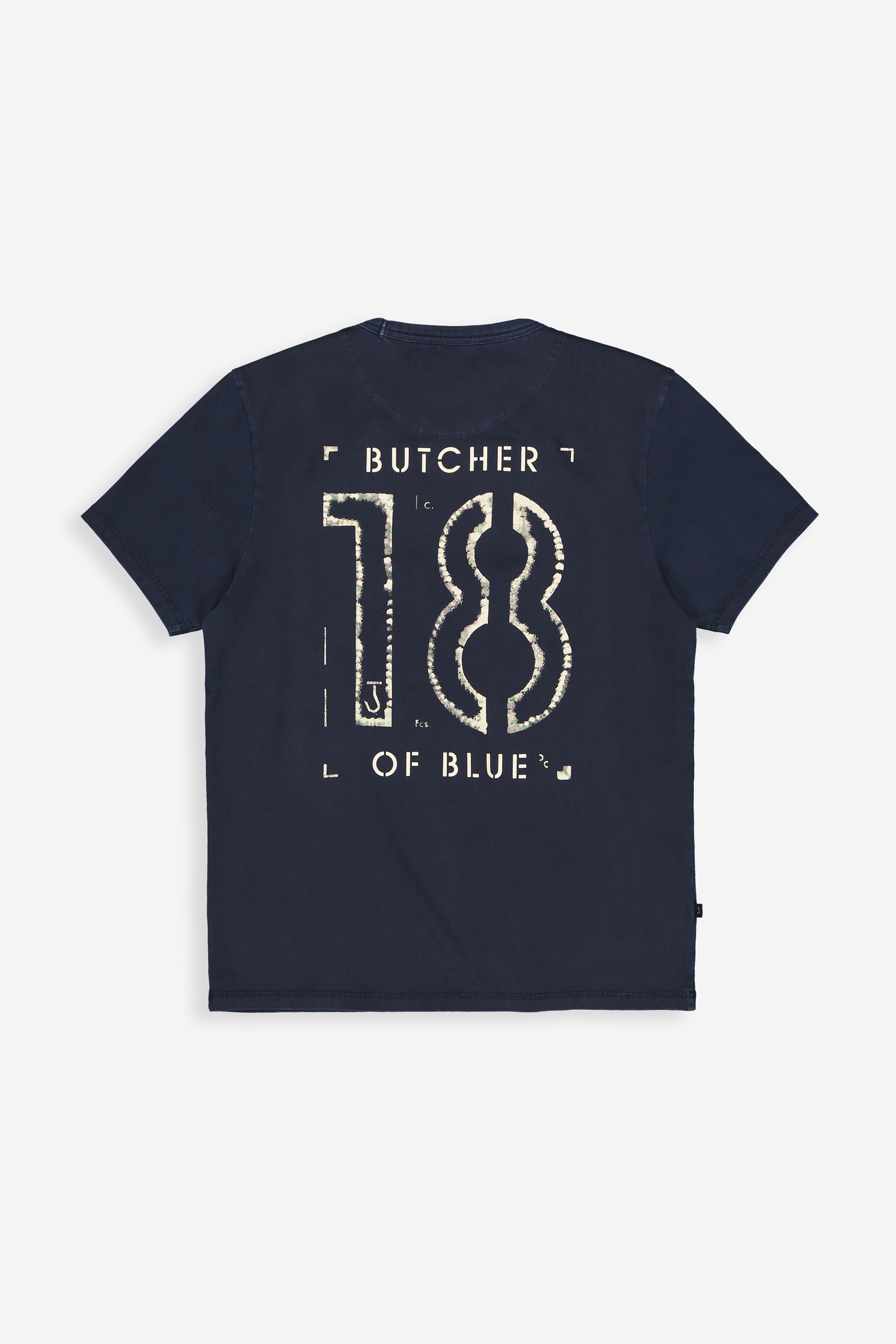 ARMY 18 STENCIL TEE ALASKA BLUE VD 4