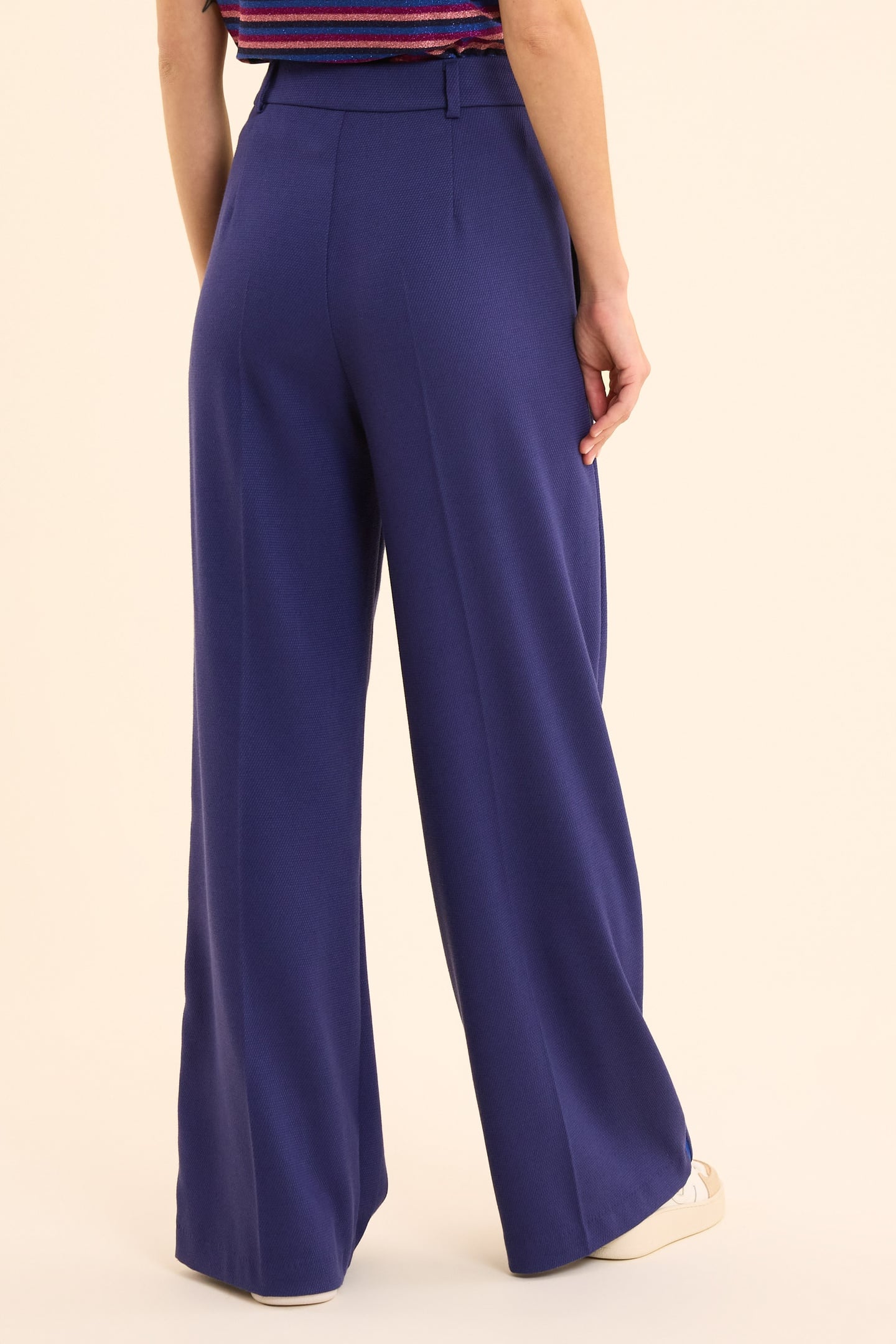 INDIGO HONEYCOMB KNIT JOGGING PANTS INDIGO 3