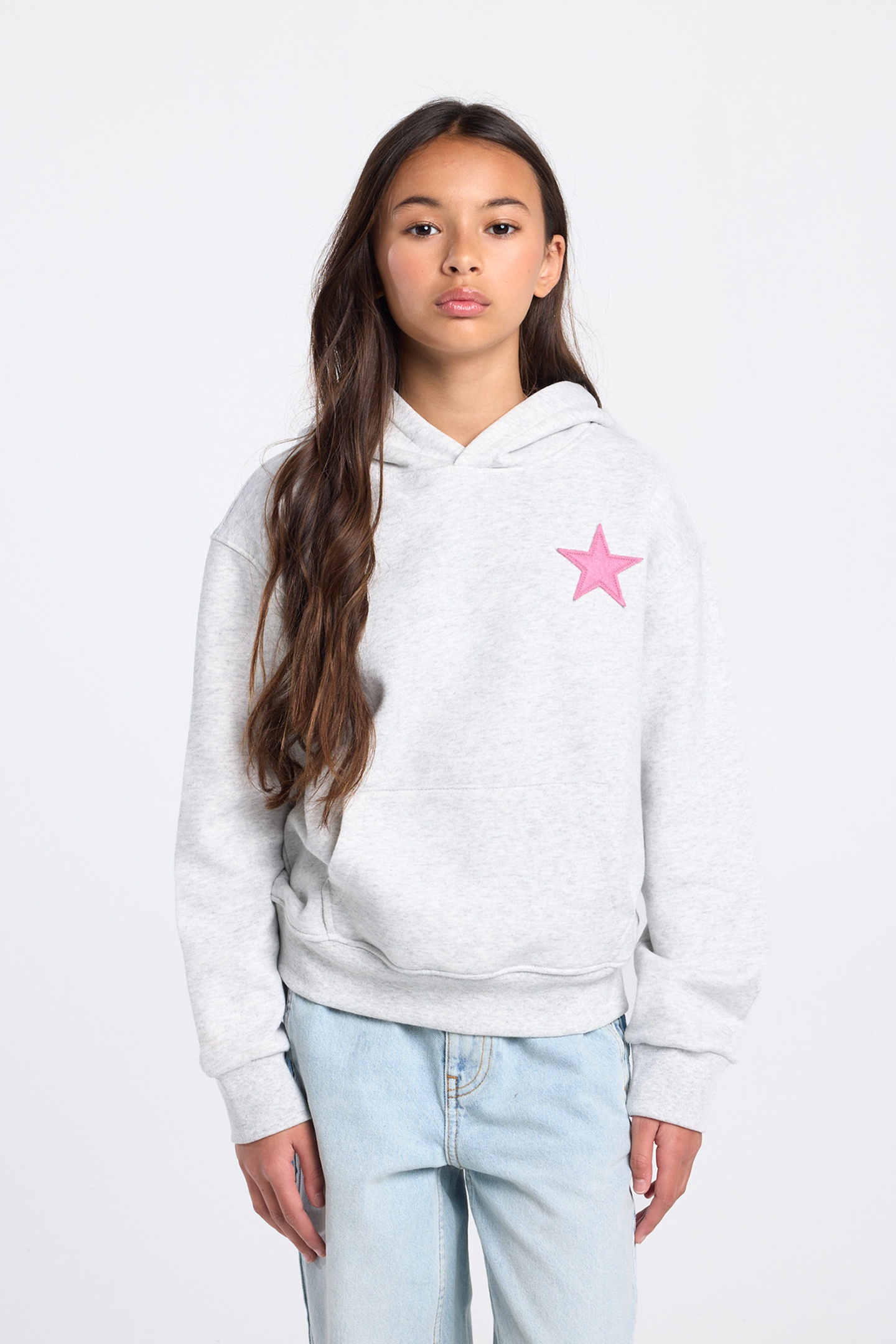 SISSY HOOD JR LIGHT GREY MELANGE 1