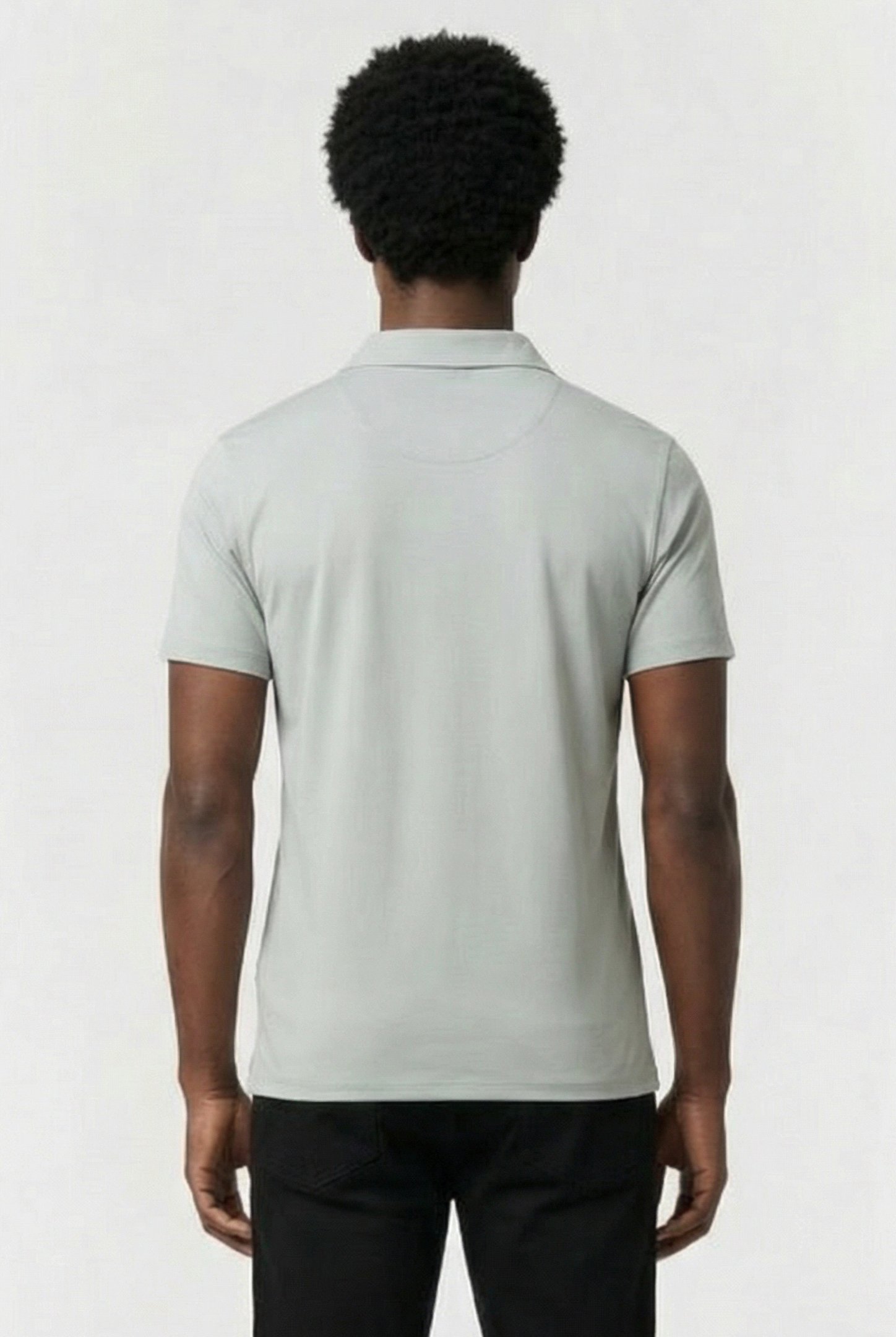 MEN'S POLOSHIRT POCKET SOLID JADE 2