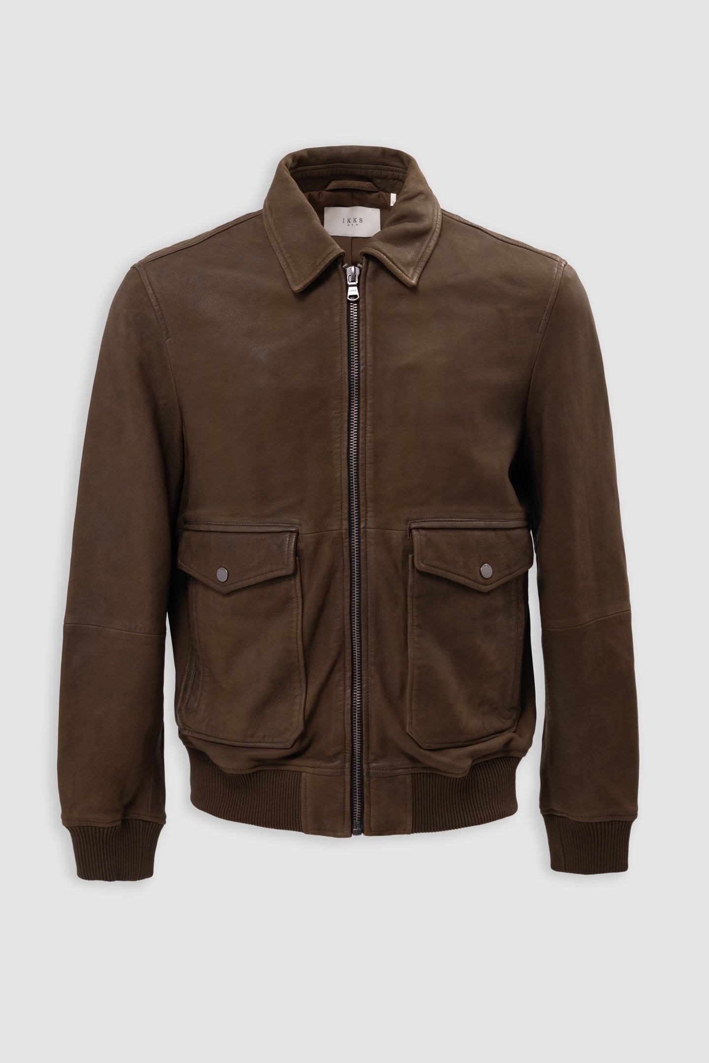 BRONZE LEATHER AVIATOR JACKET 5