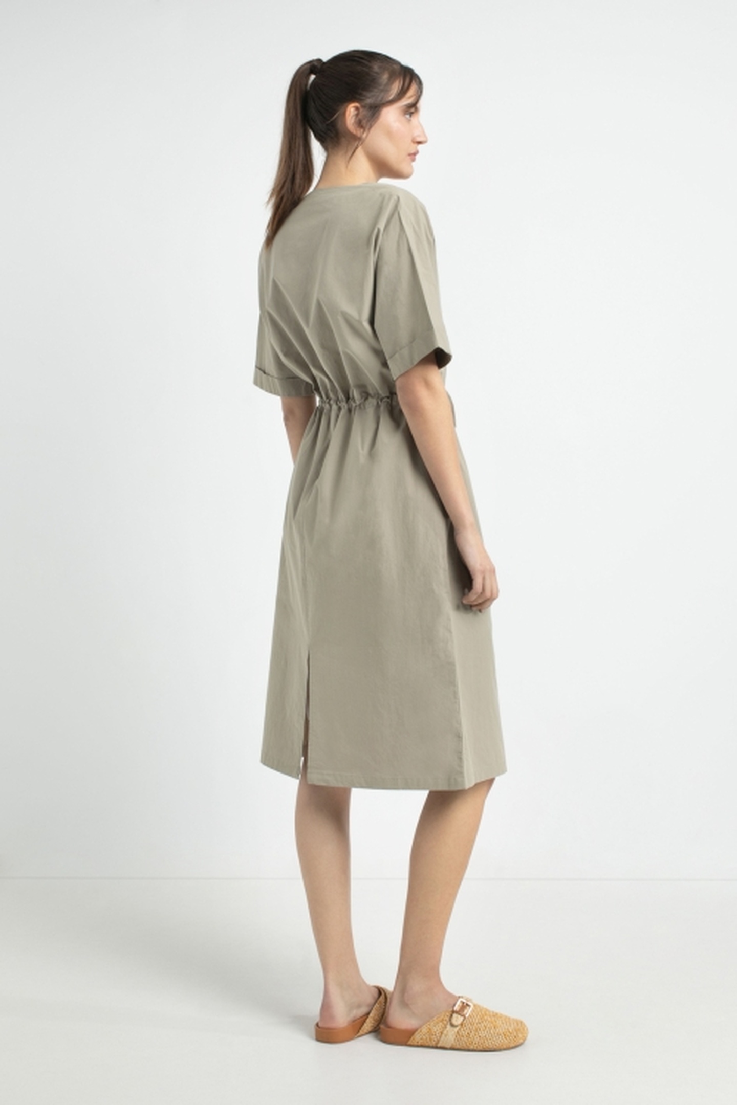 JANE DRESS LIGHT OLIVE 5