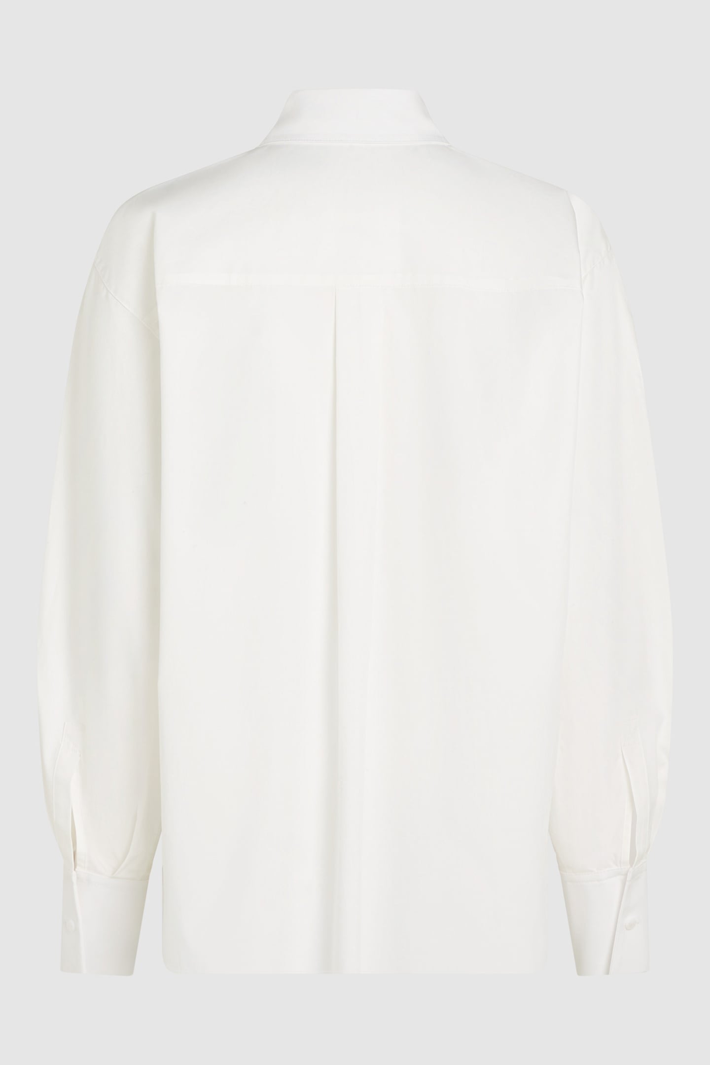 WHITE KARL SNAP FASHION POPLIN SHIRT 5