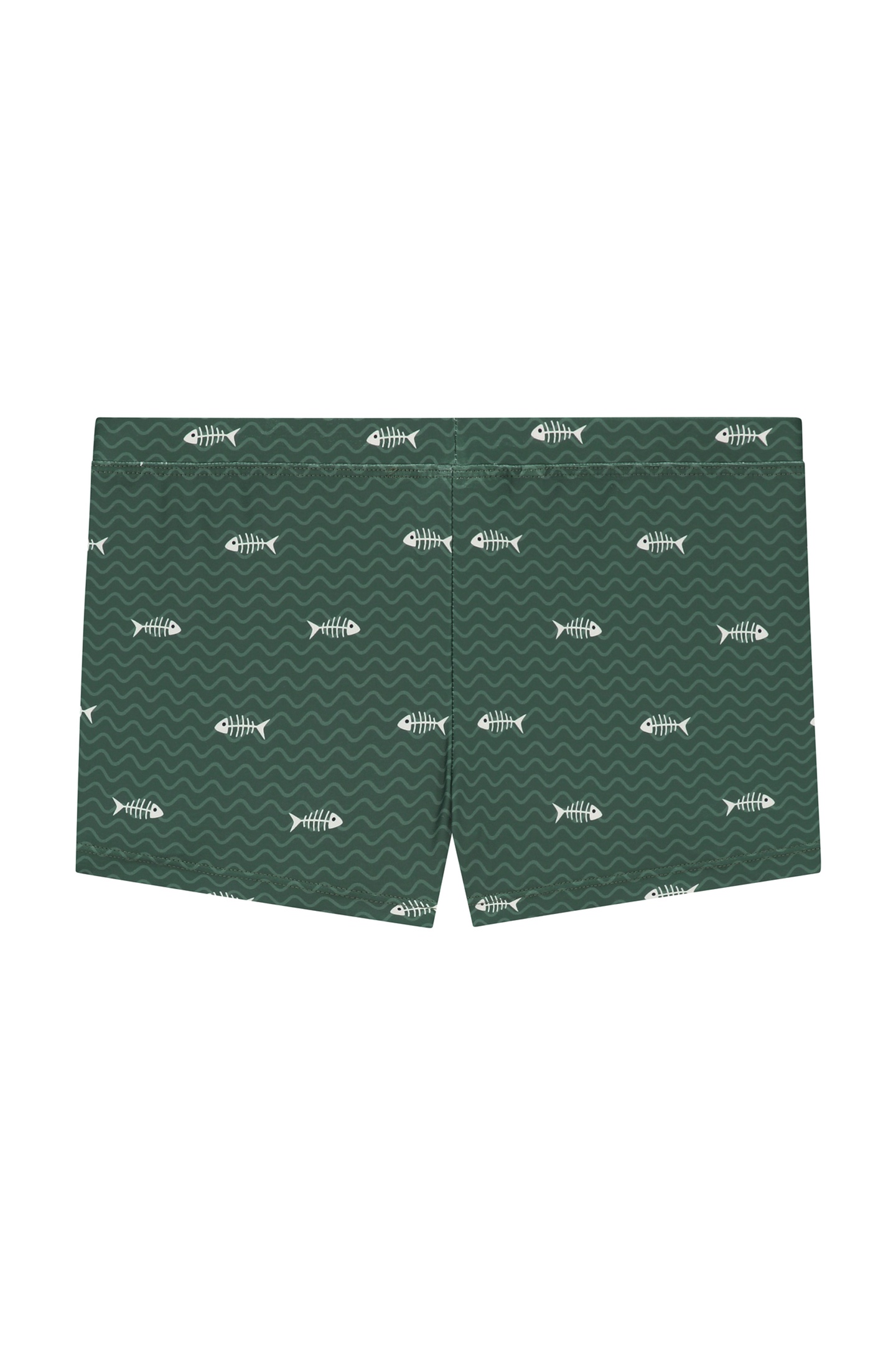 BOYS SWIM BOXER FISHBONE CILANTRO GREEN 2