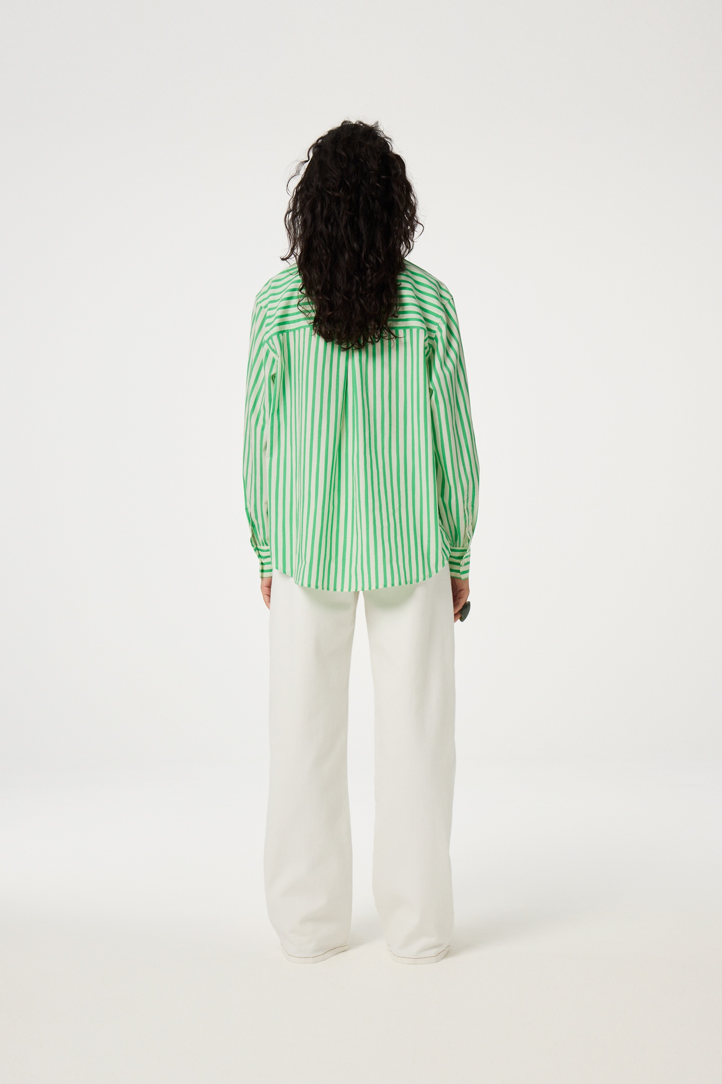 ALEX BLOUSE WARM WHITE/GREEN APP 3