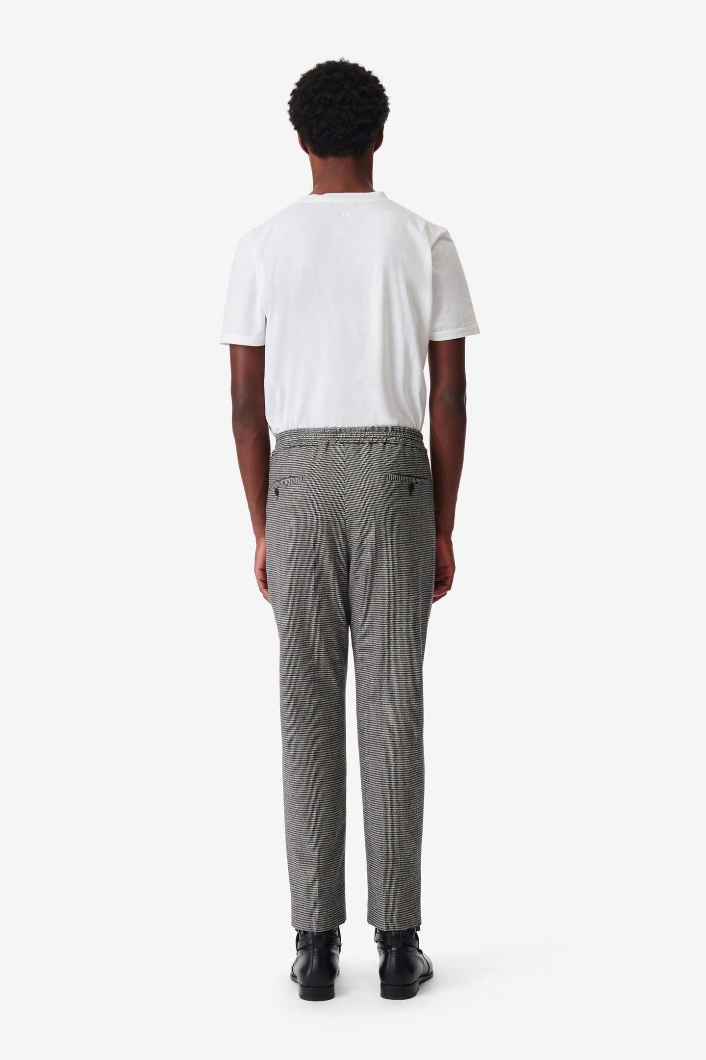 ROBBY TROUSER BLACK/ECRU 3