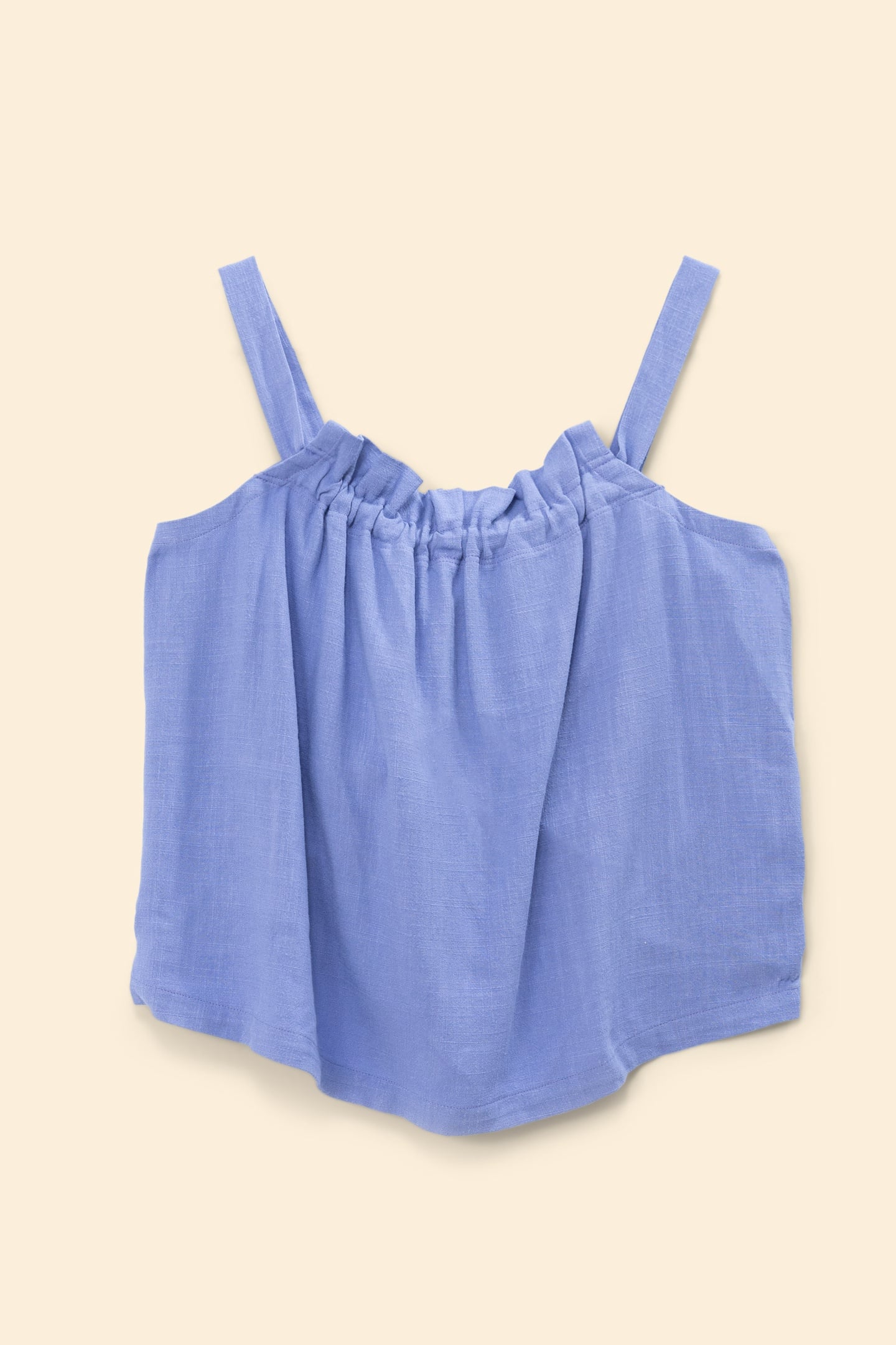 BLUE STRAP TOP WITH TIE ON BACK LAVENDER 7