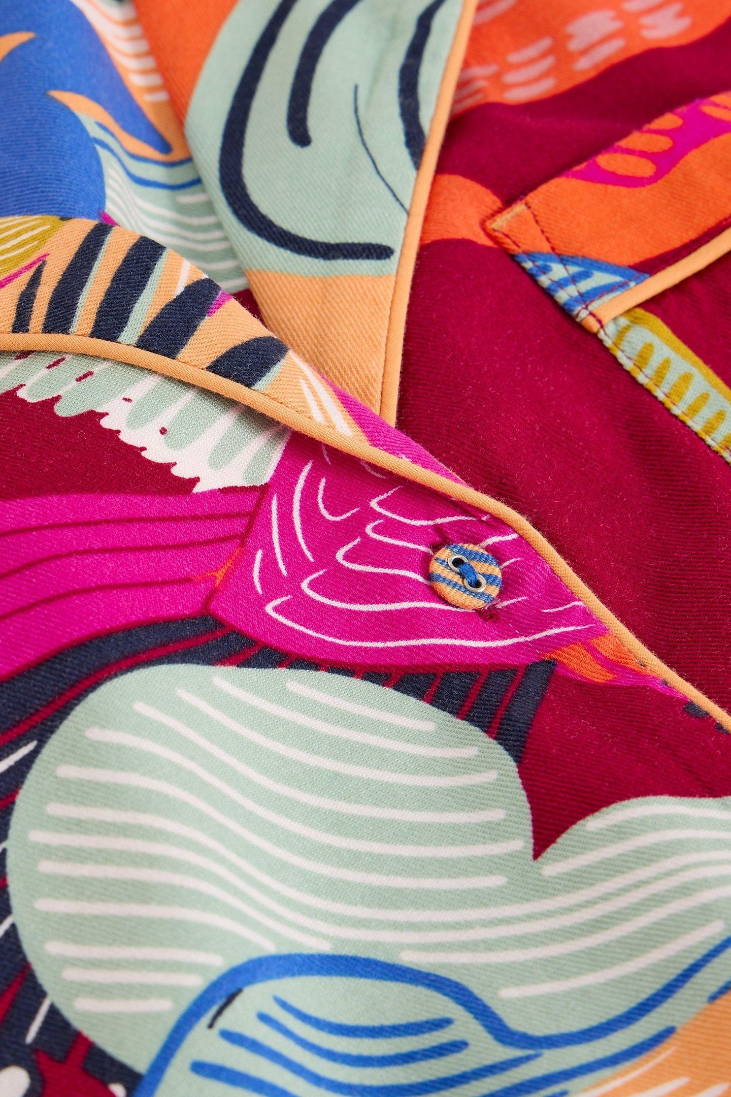 NINA ORGANIC PJ SHIRT RED MULTI 4