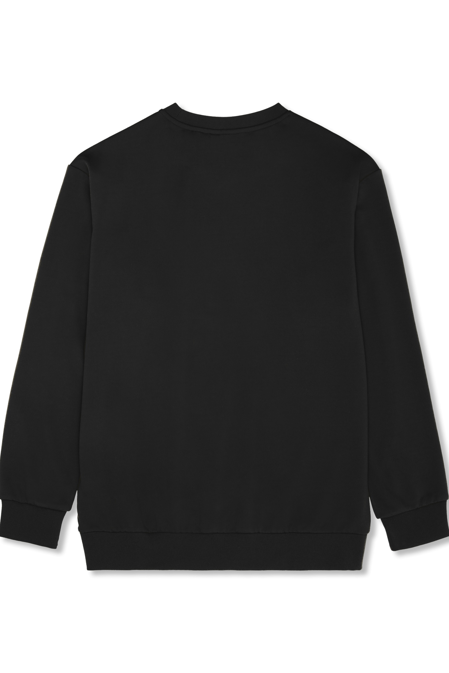 RIVOLI LOOSE BLOCKED CREWNECK SWEATSHIRT BLACK 4