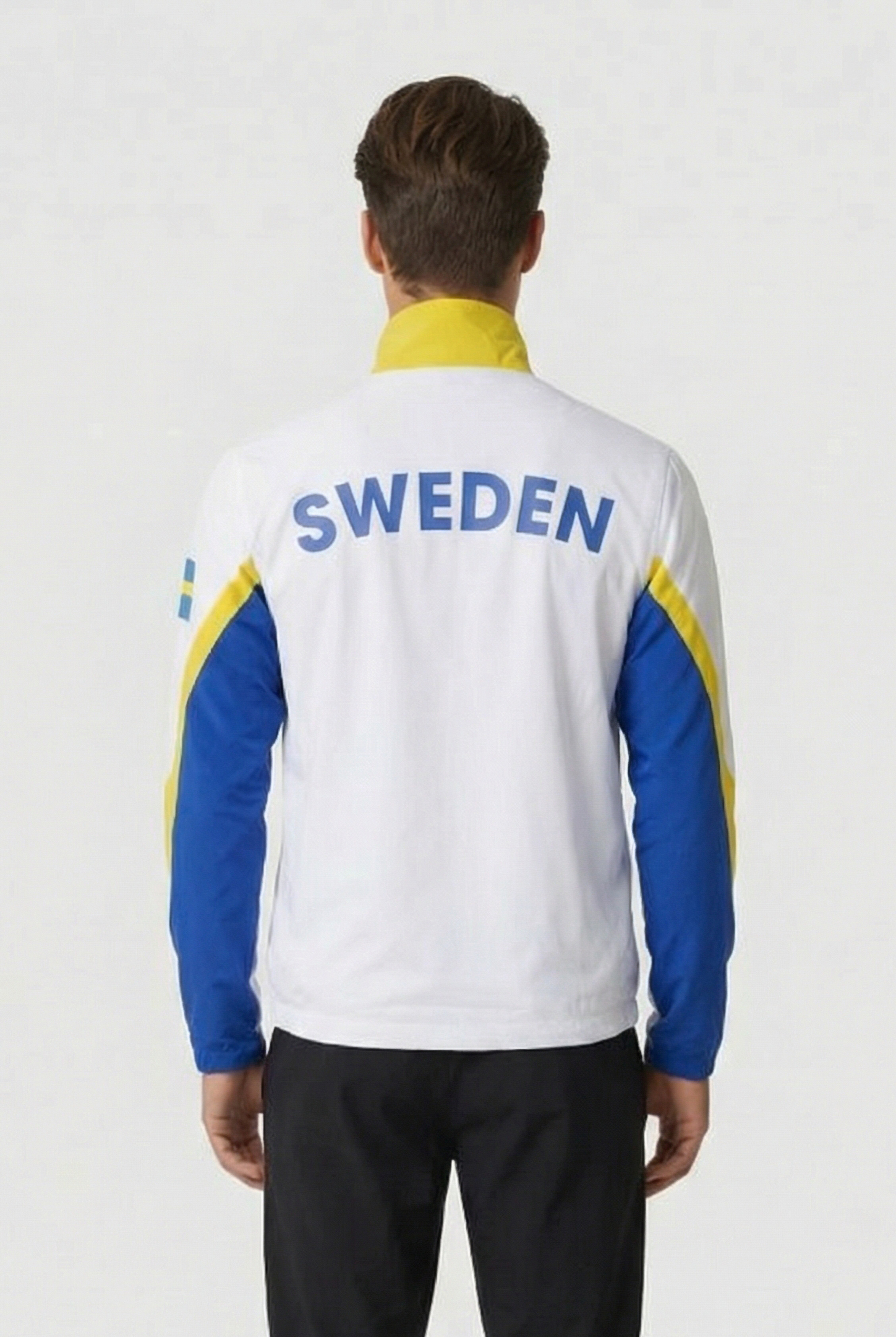 UNISEX SWEDEN WARM UP JACKET WHITE ROYAL 3