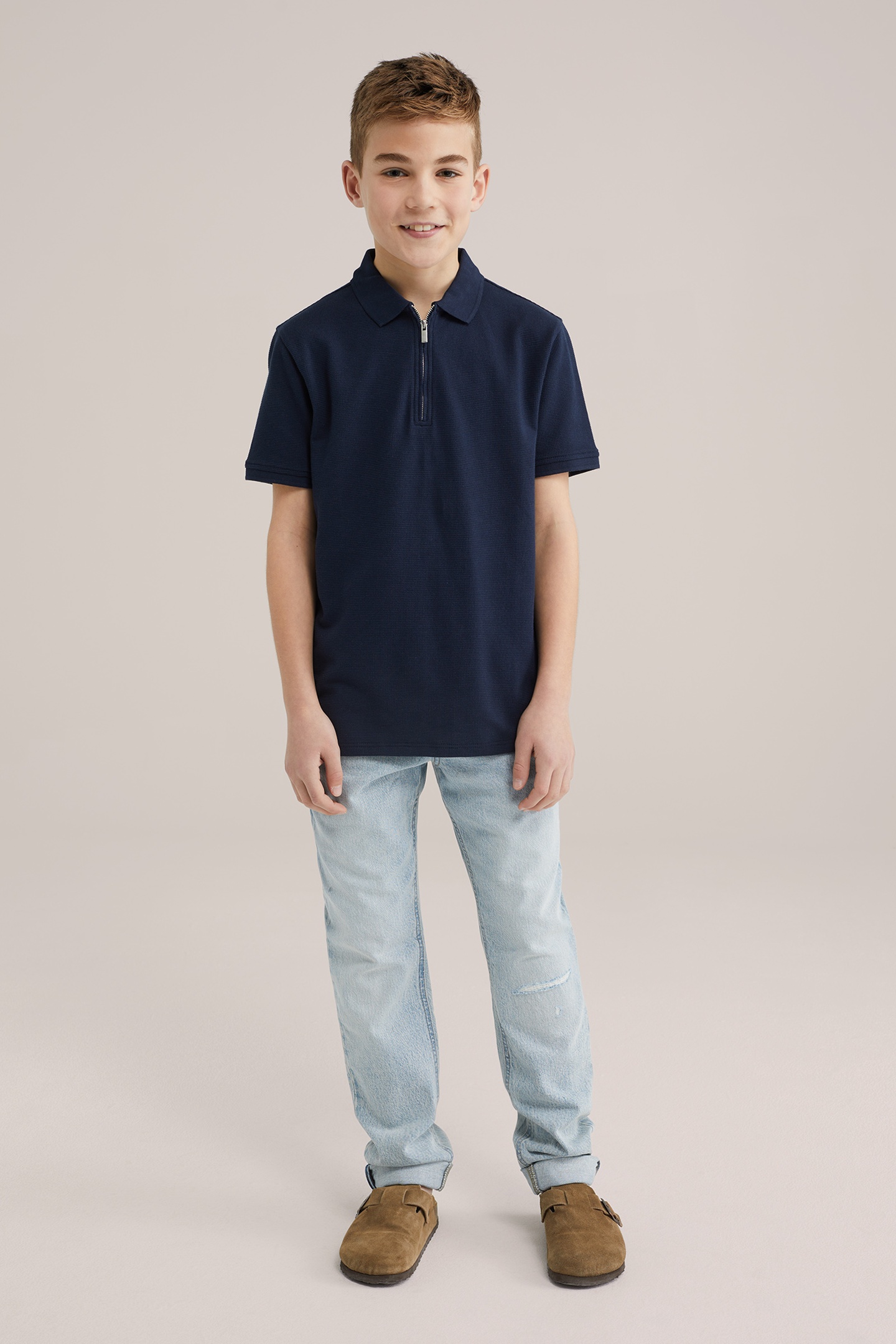 5-POCKET MID WAIST LIGHT BLUE 1