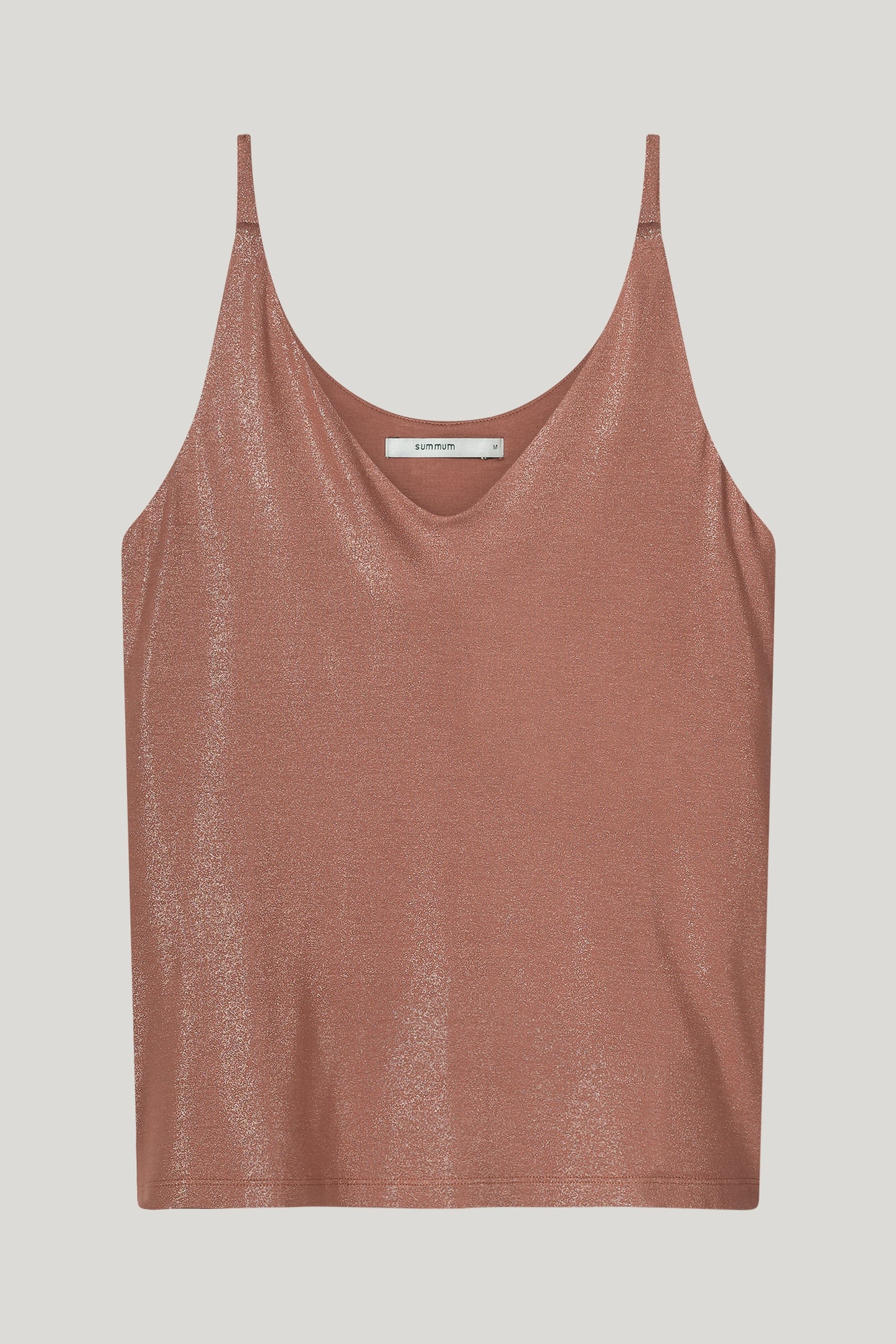 REVERSIBLE SINGLET METALLIC COATED JERSEY SEPHIA BLUSH 3