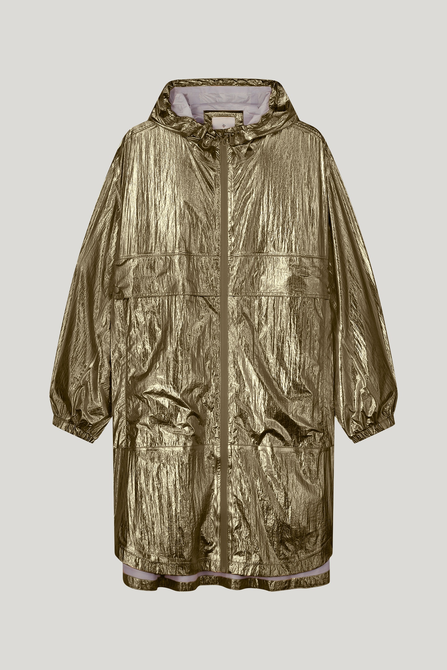 COAT METALLIC RAIN COMBAT GREEN 4