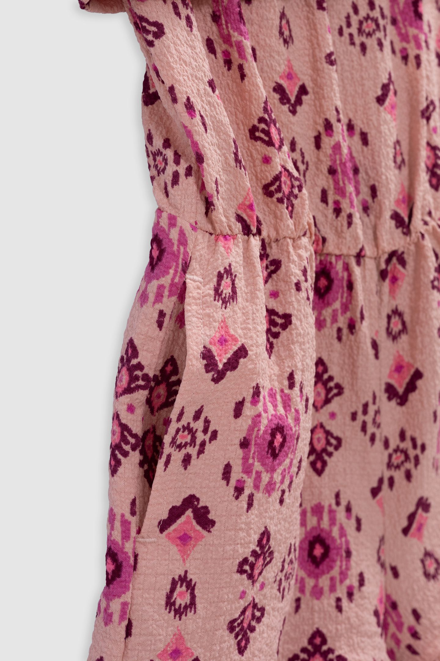 PINK MAXI ETHNIC PRINT JUMPSUIT 6