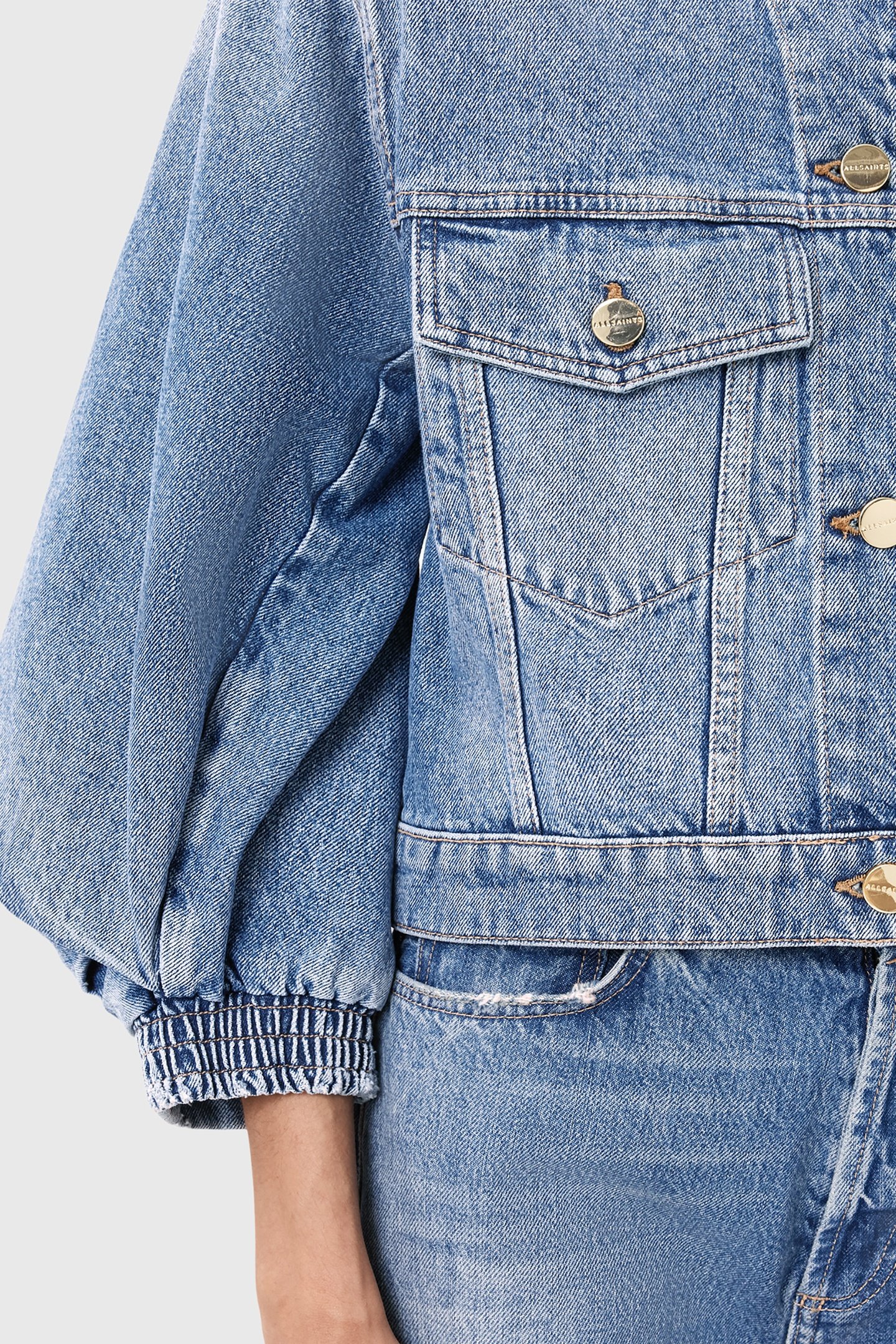 LUCA DENIM JACKET MID INDIGO 9