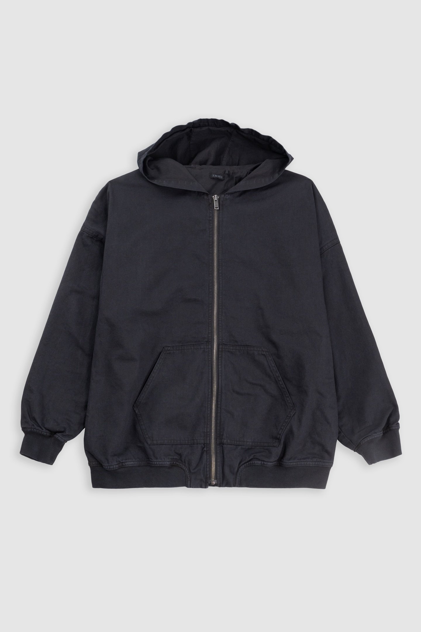 BLACK HOODED JACKET 1