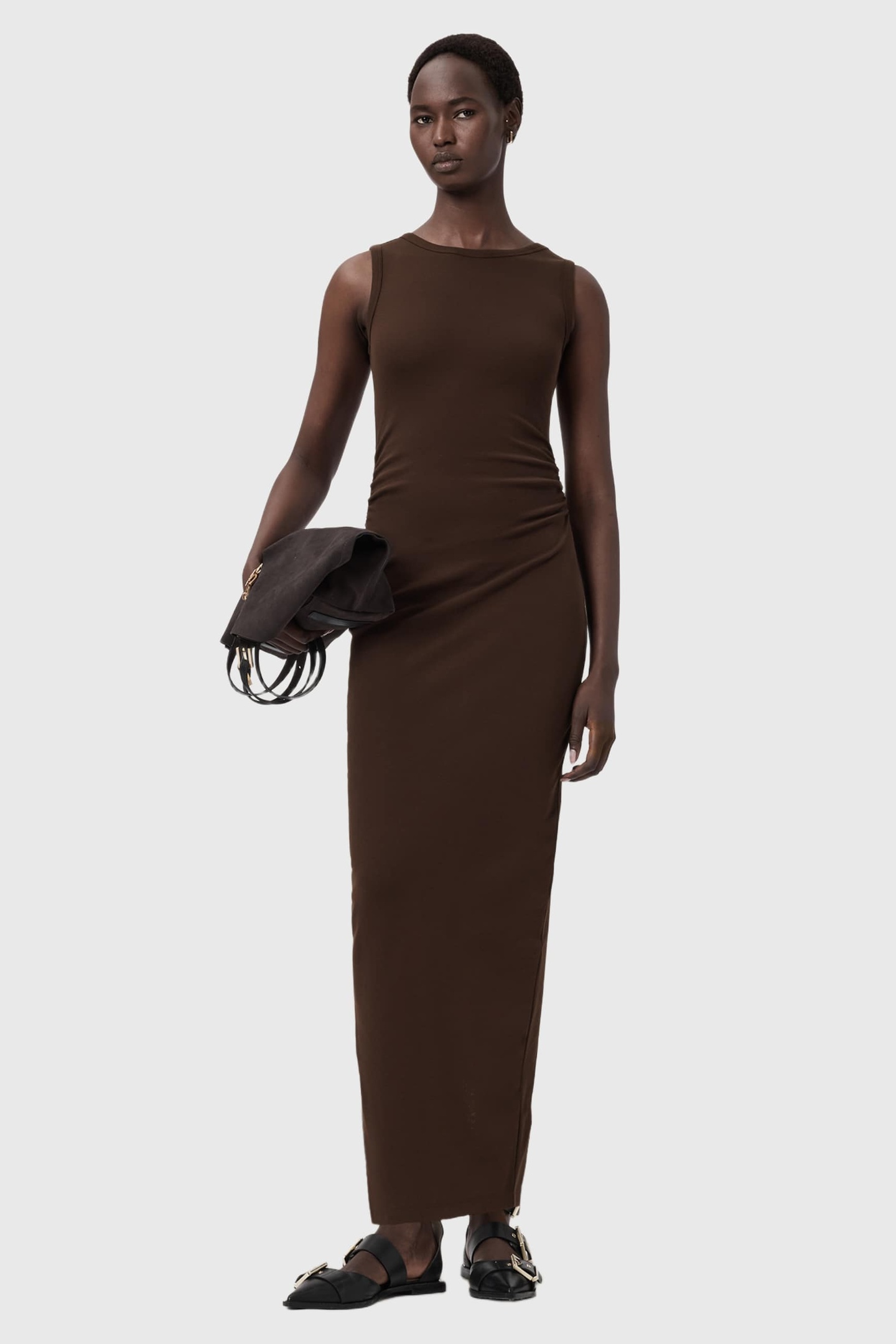 KATARINA DRESS TORTE BROWN 2