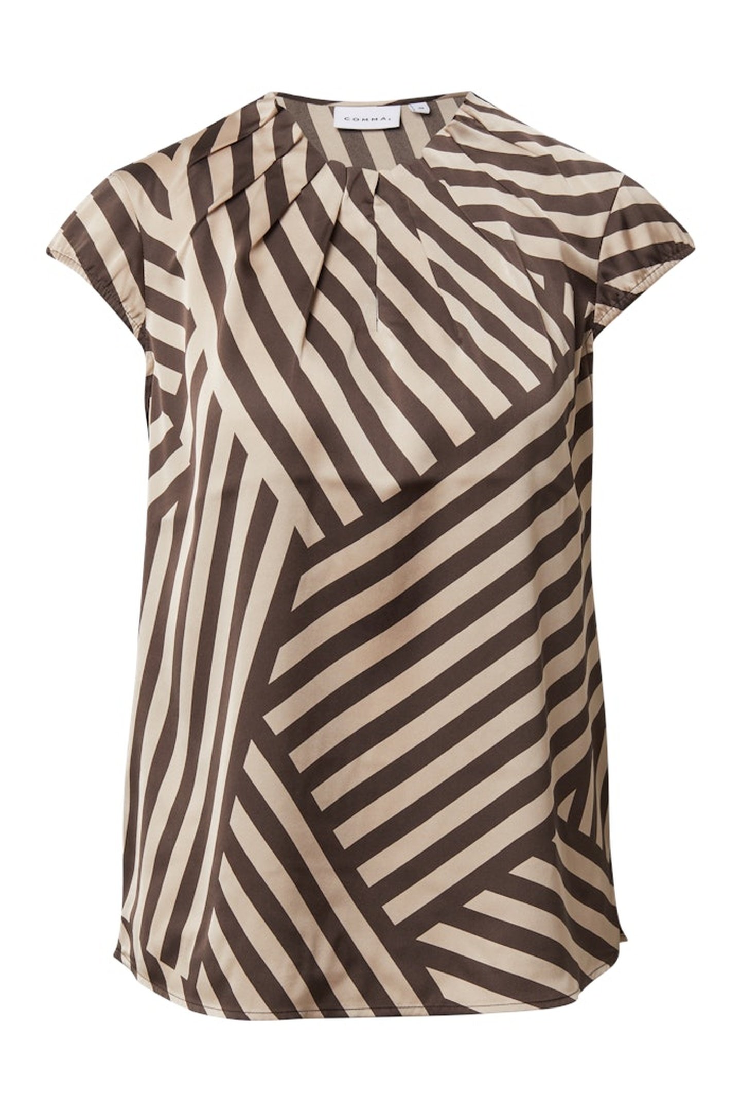 COMMA BLOUSES BROWN-DARK 4