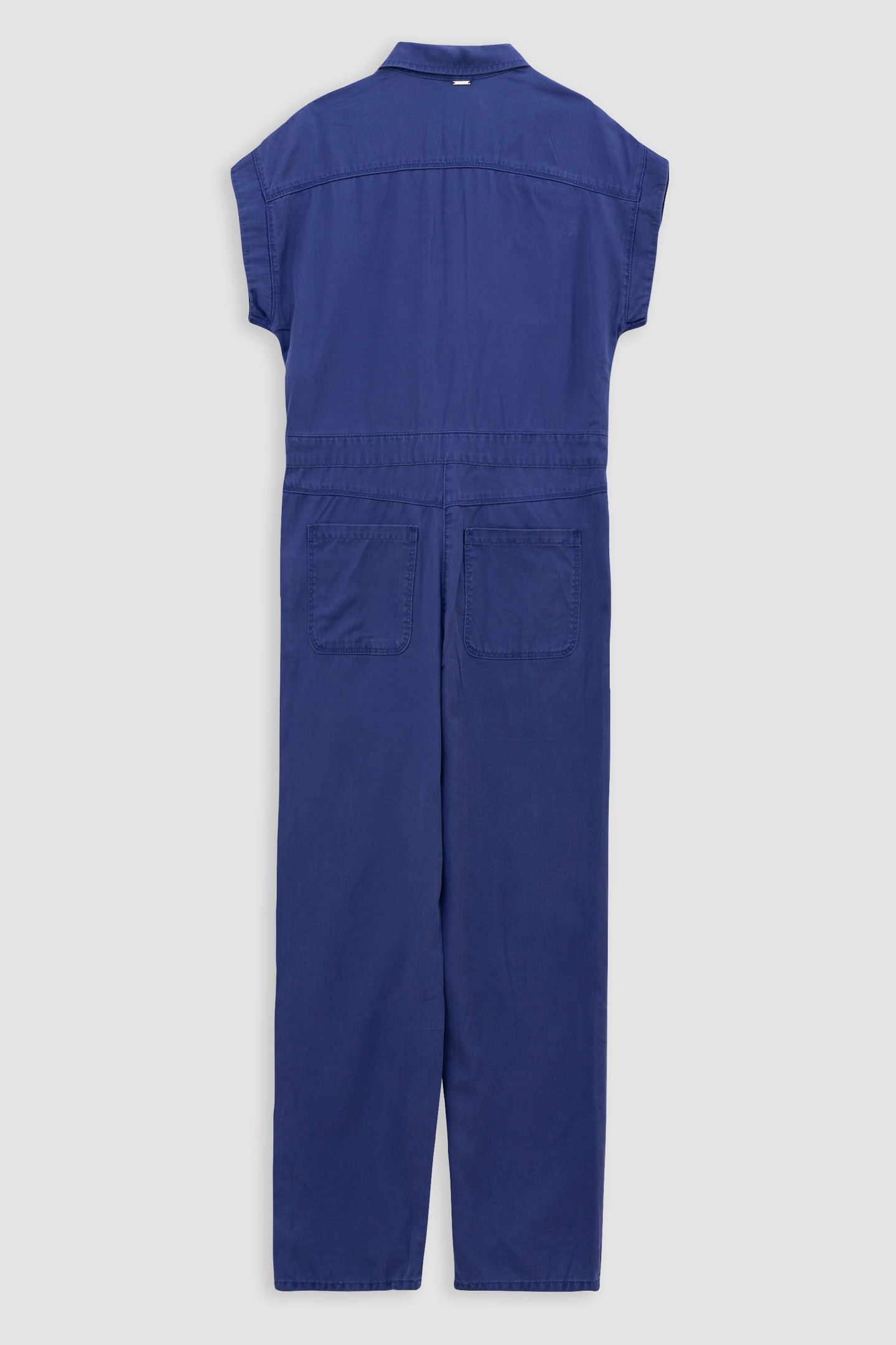 BLUE LONG JUMPSUIT WITH PRESS STUDS 2