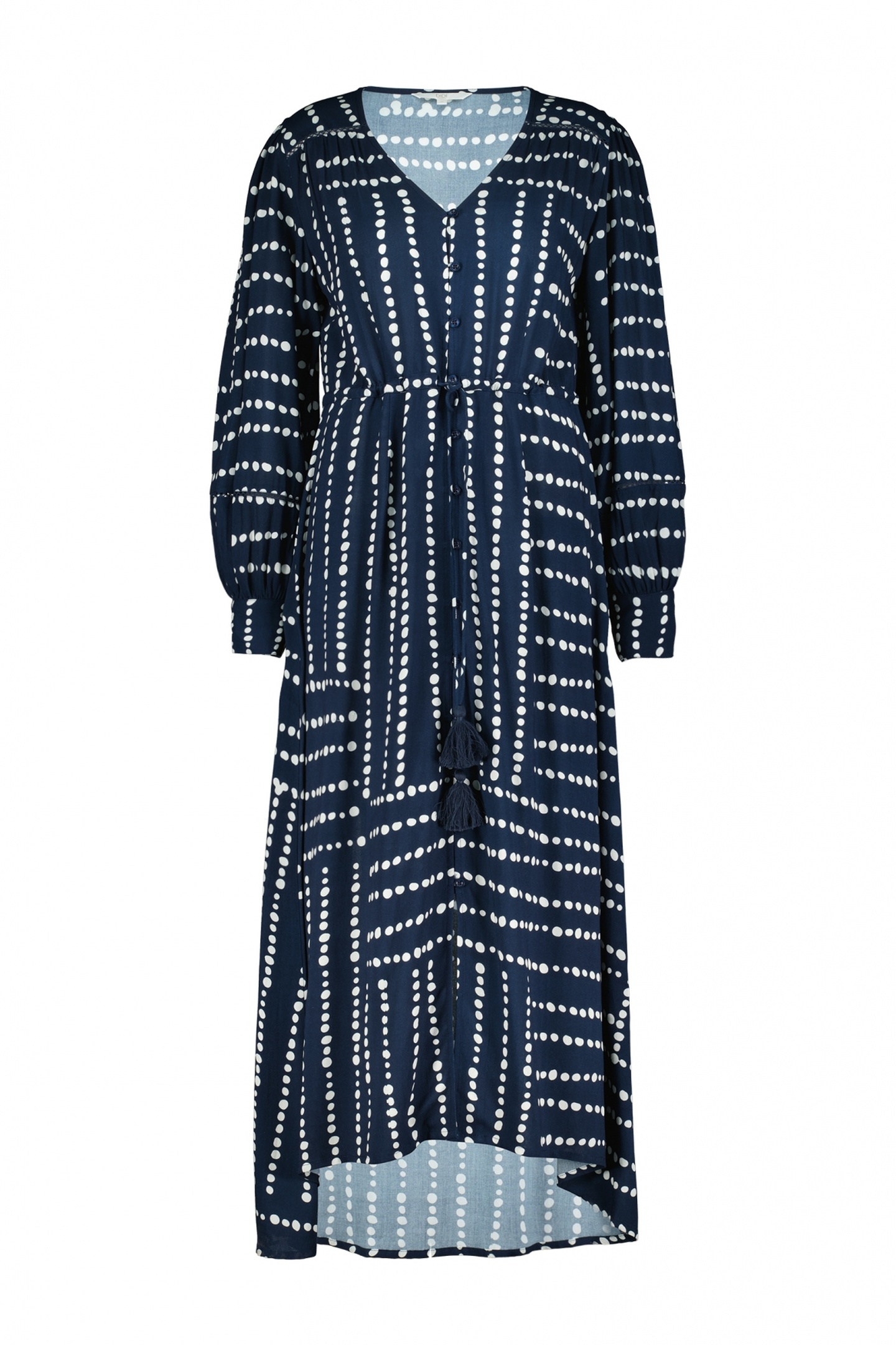 DRESS COSTA DARK BLUE SOURCE PRINT 5