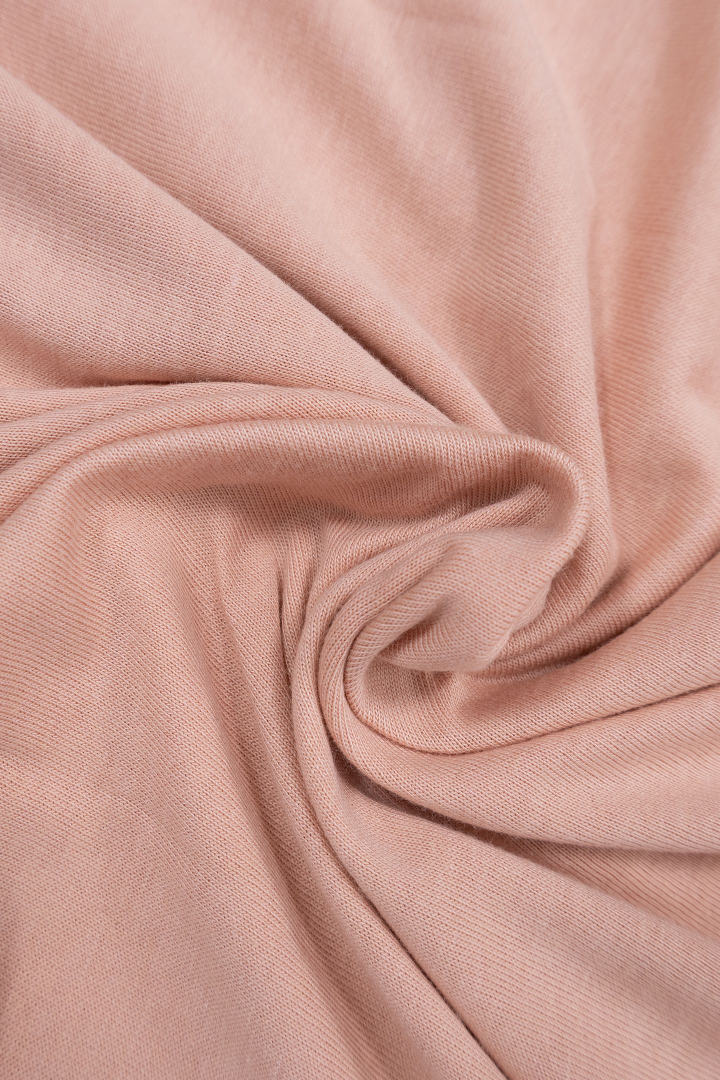 PINK COTTON MODAL CREW NECK T-SHIRT 7