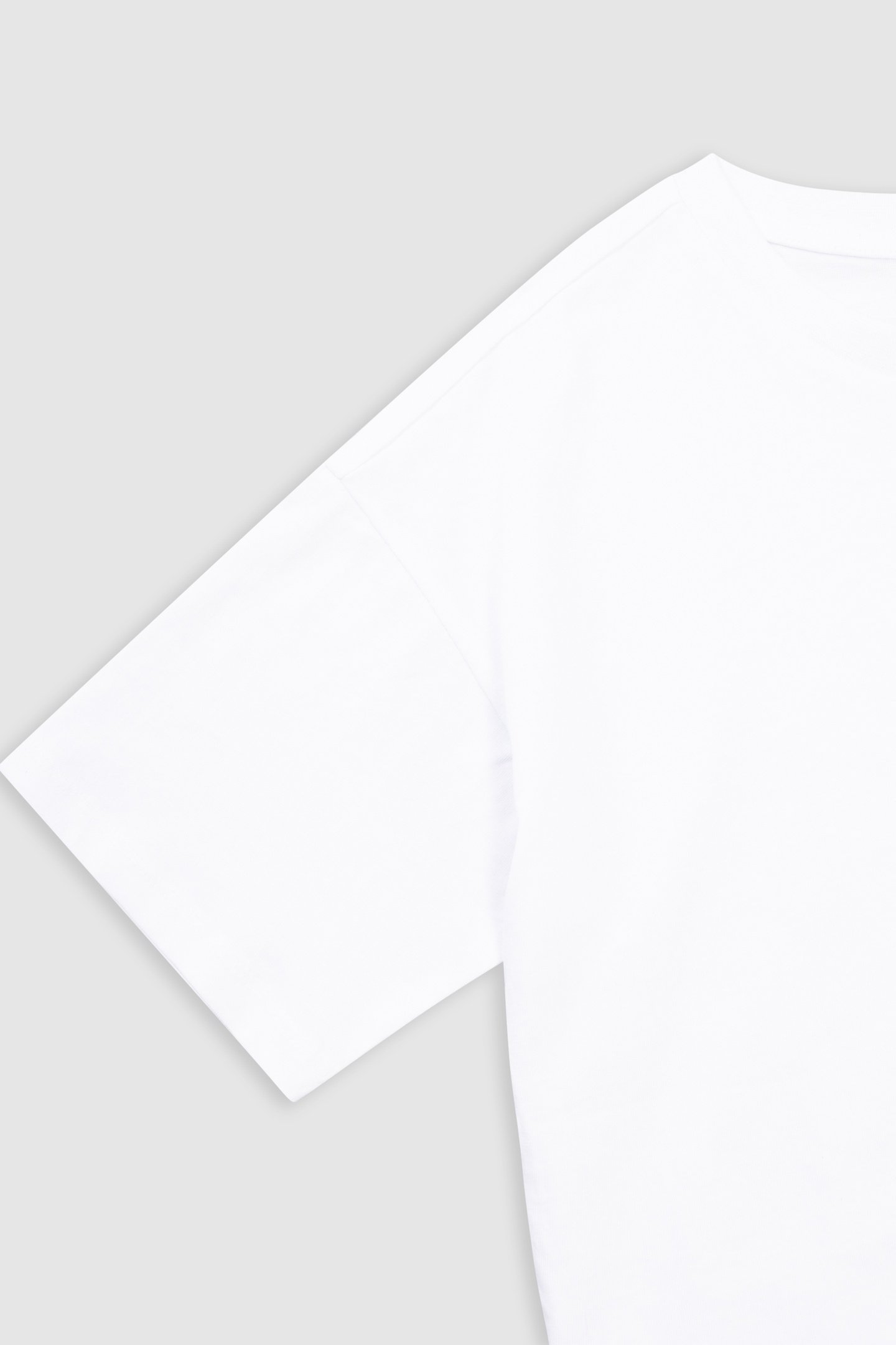 WHITE T-SHIRT ORGANIC COTTON VISUAL BOWL OF PASTA 5