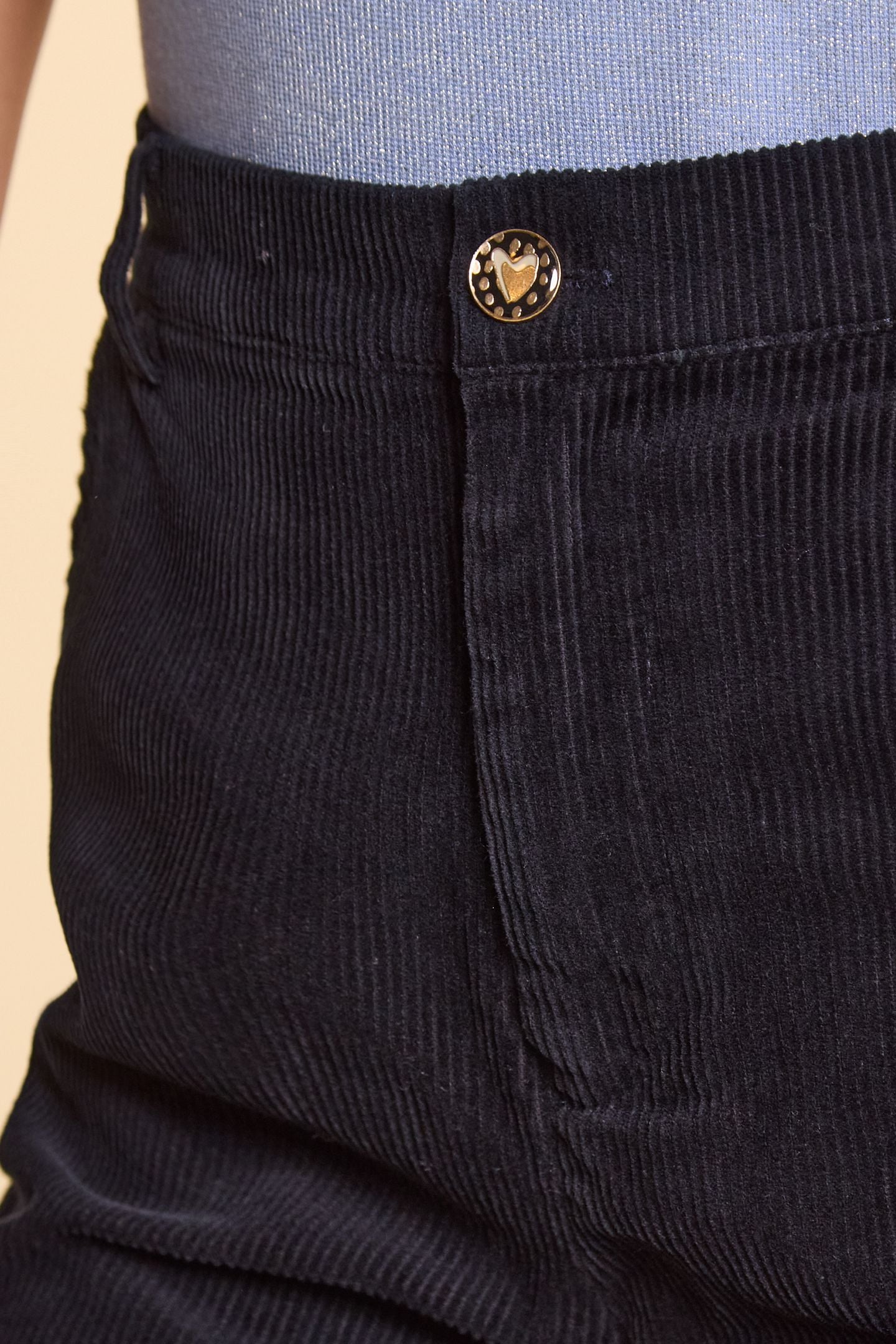 NAVY DROP-FRONT SUIT TROUSERS MARINE 6