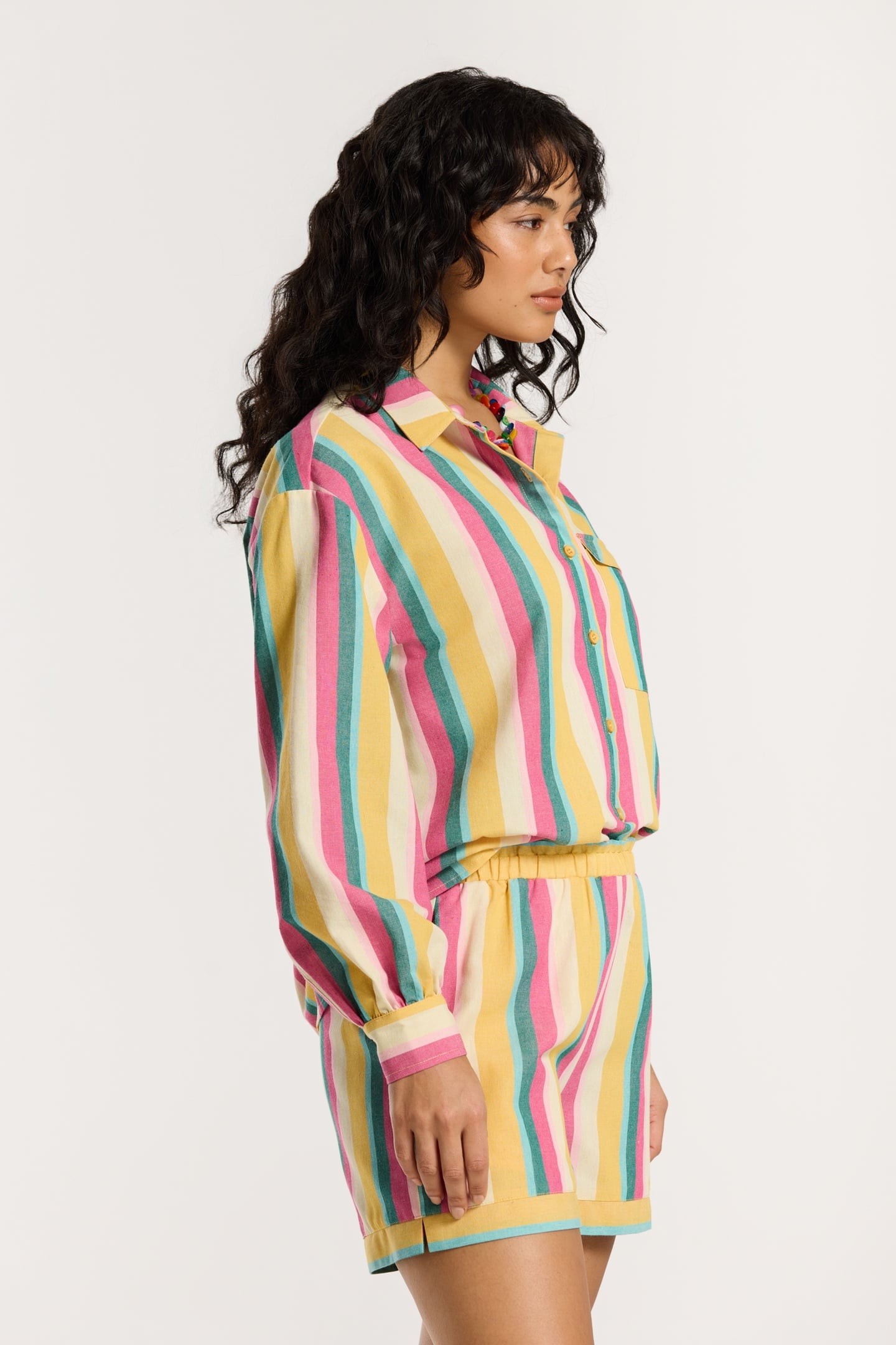 ESMEE STRIPE BLOUSE MULTICOLOUR STRIPE 8