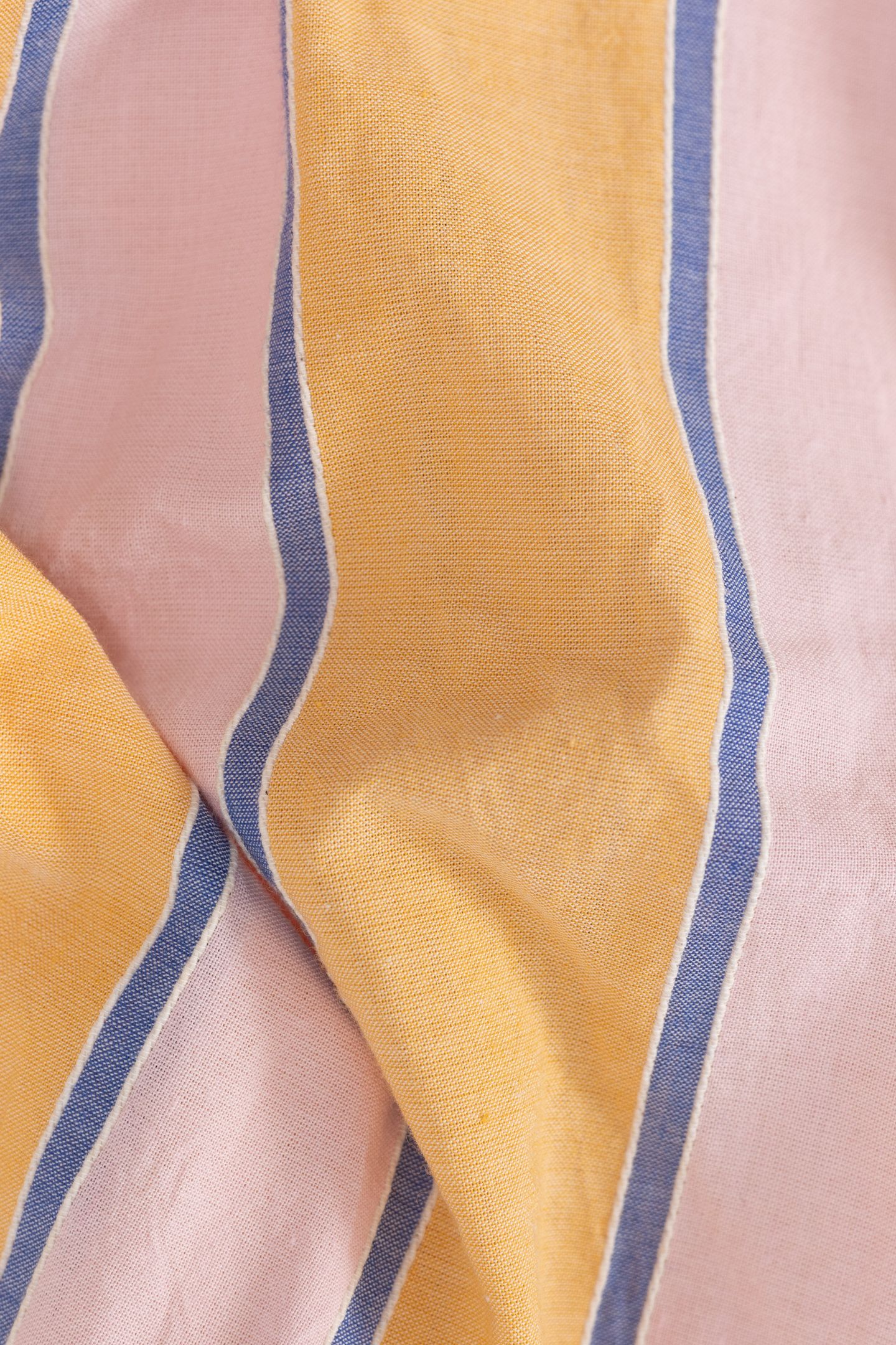 YELLOW STRIPED SHORT-SLEEVED SHIRT YELLOW 9