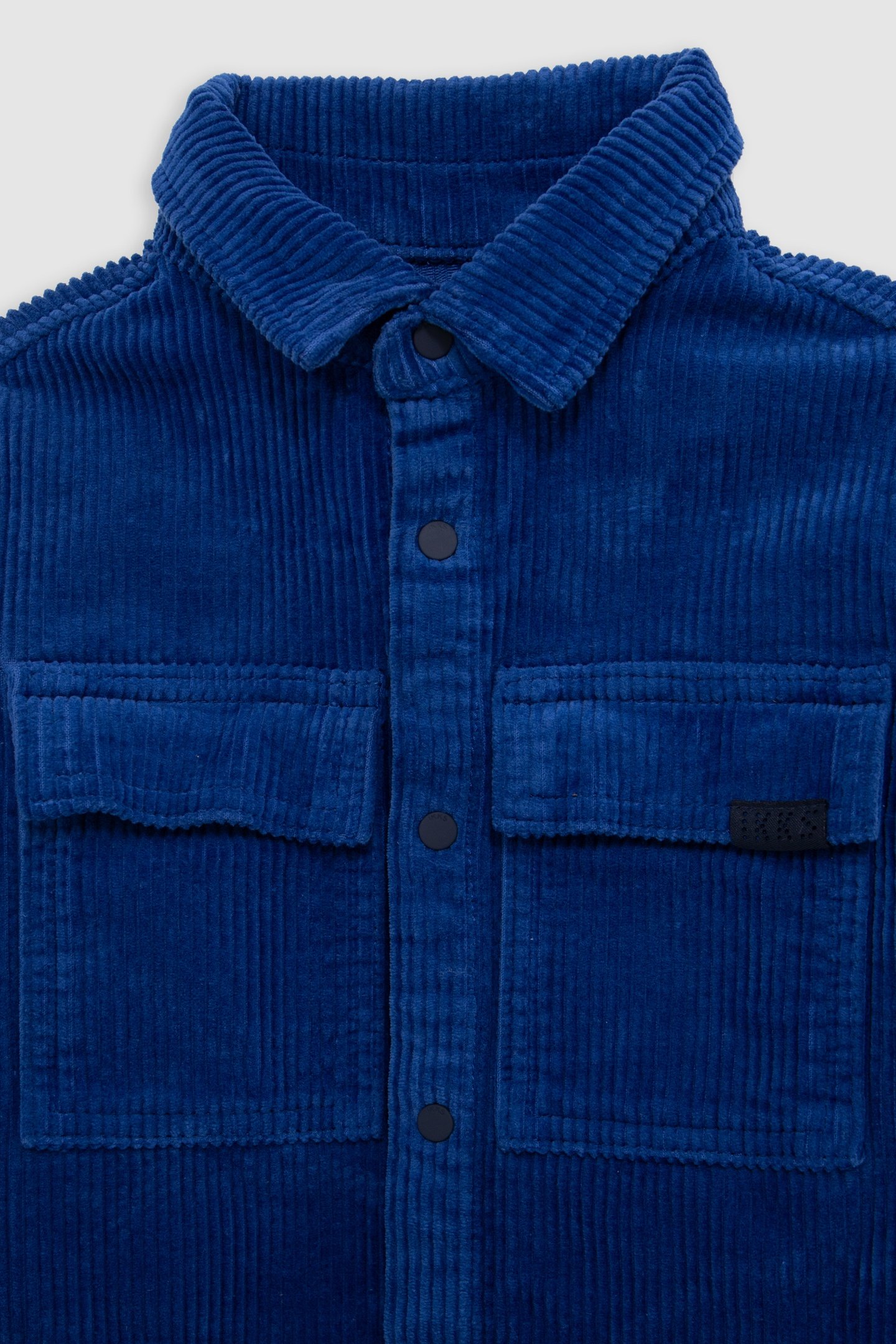 BOY'S BLUE CORDUROY OVERSHIRT 5