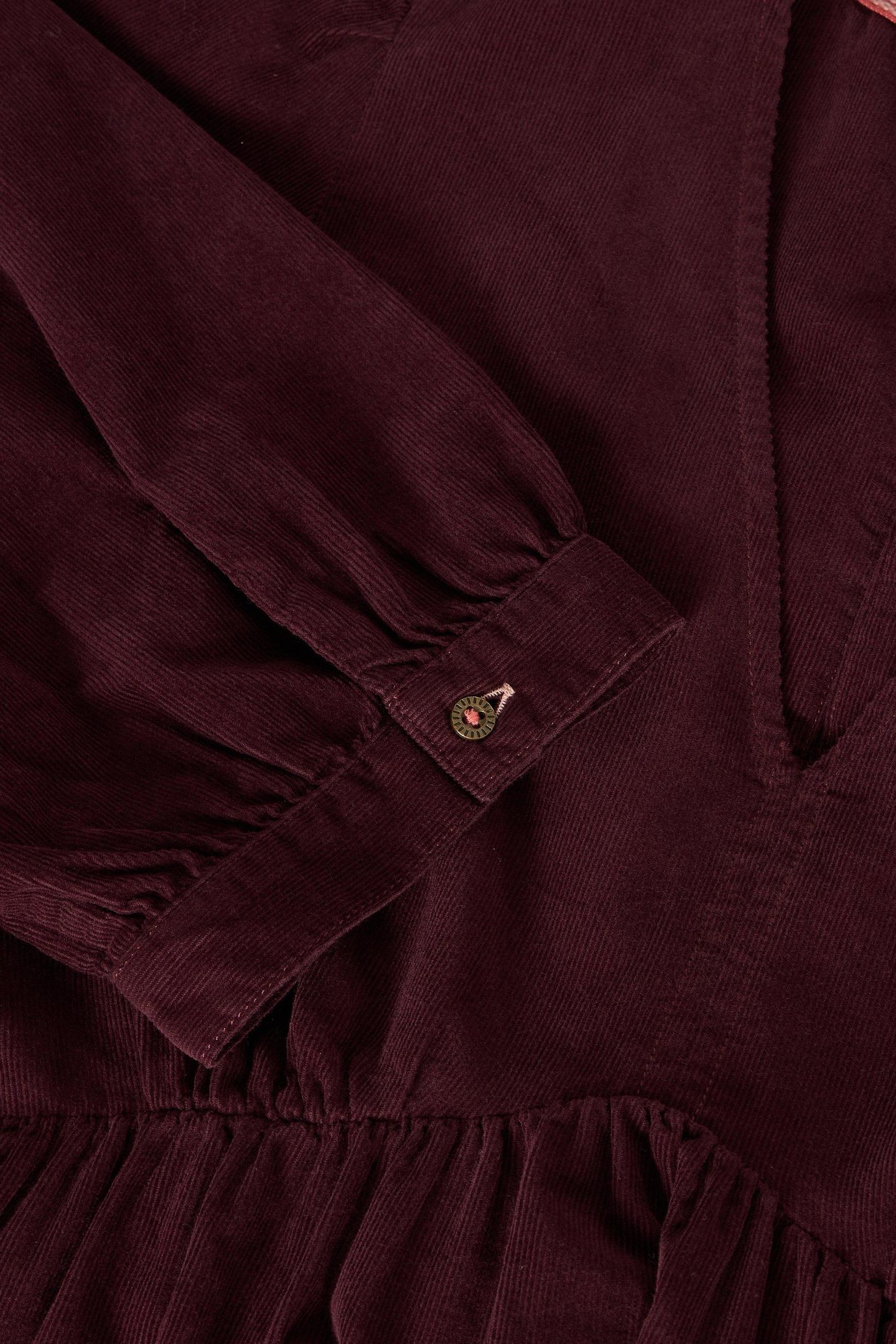 LUCY CORD DRESS DARK PLUM 5