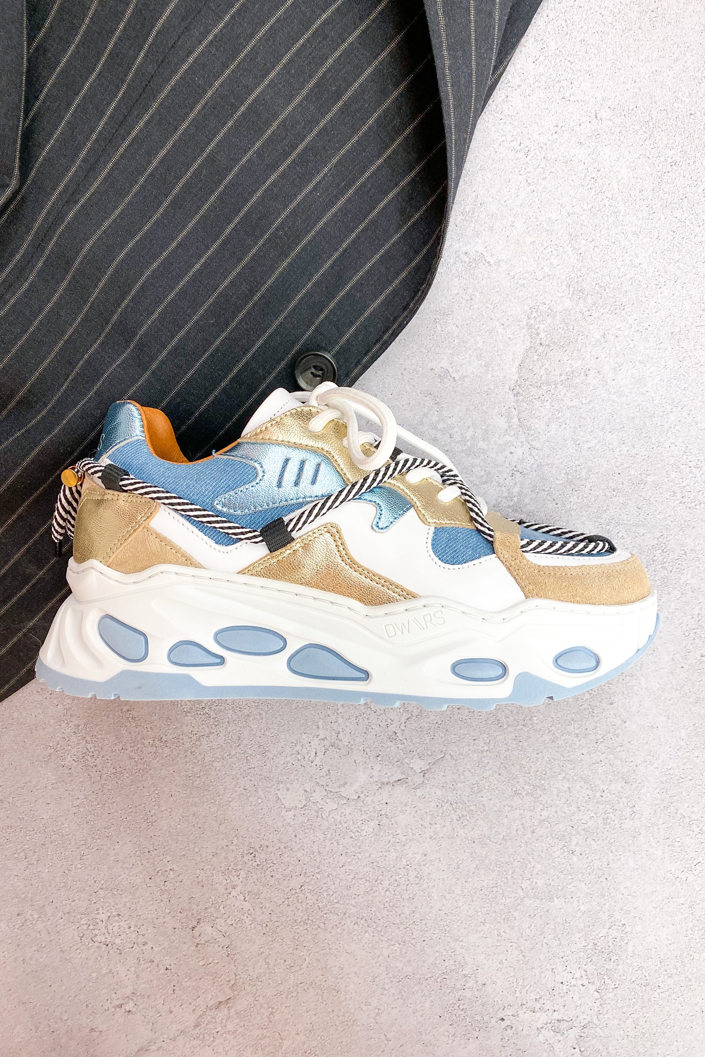 SATURNUS DENIM SNEAKER CHAMPAGNE / JEANS 2