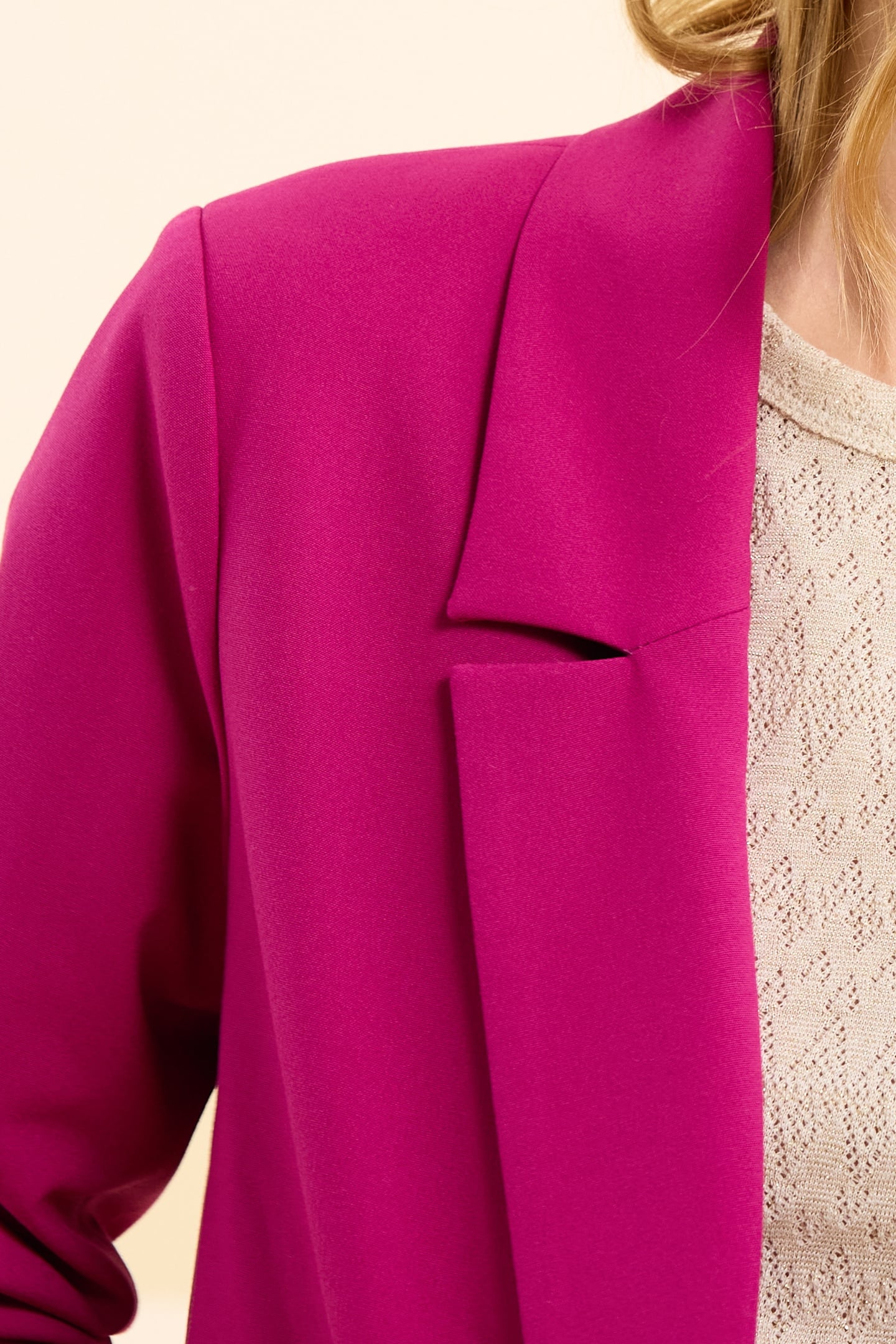 PURPLE DOUBLE-BREASTED SUIT JACKET VIOLINE 9