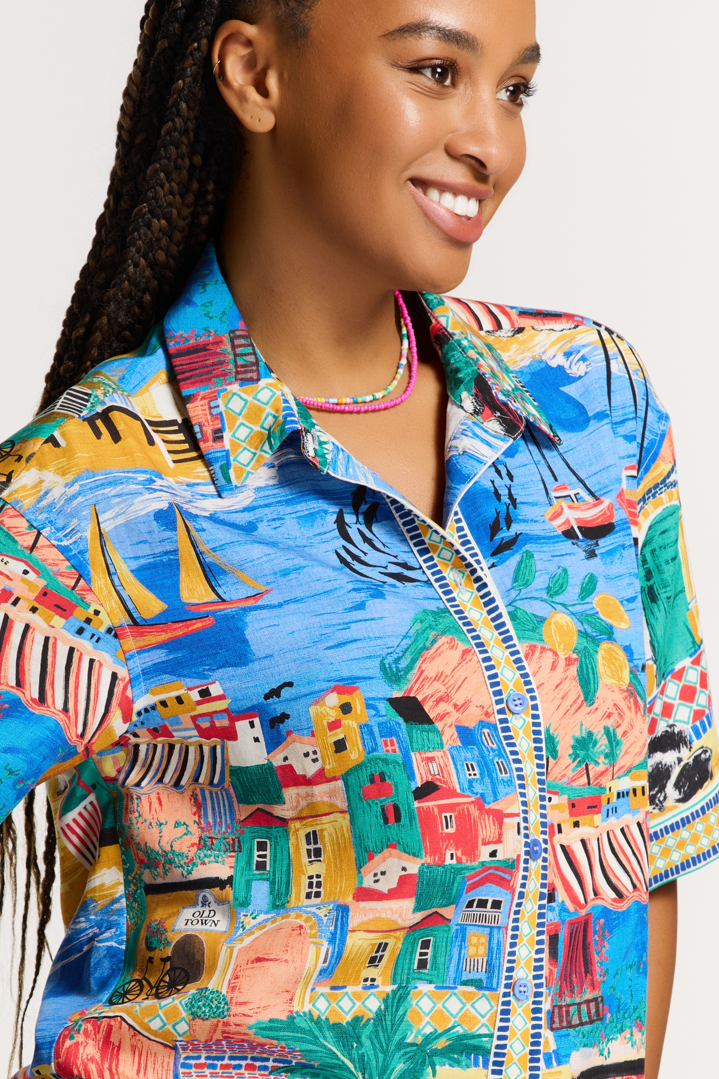 EMILY BLOUSE SHIWI ISLAND MULTI BRIGHT SHIWI ISLAND 9