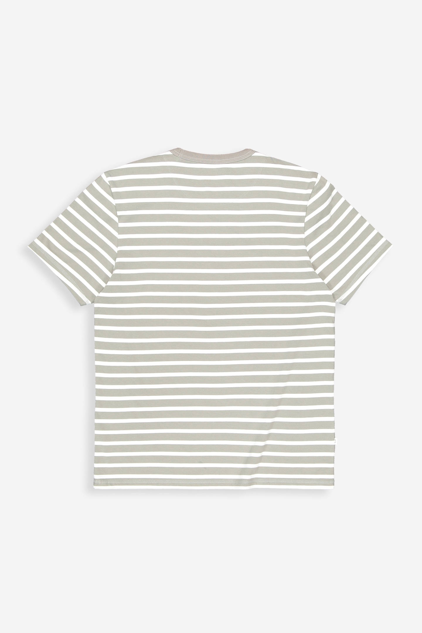 CLASSIC STRIPE BUTCHER TEE LT. SEAL GREY 4