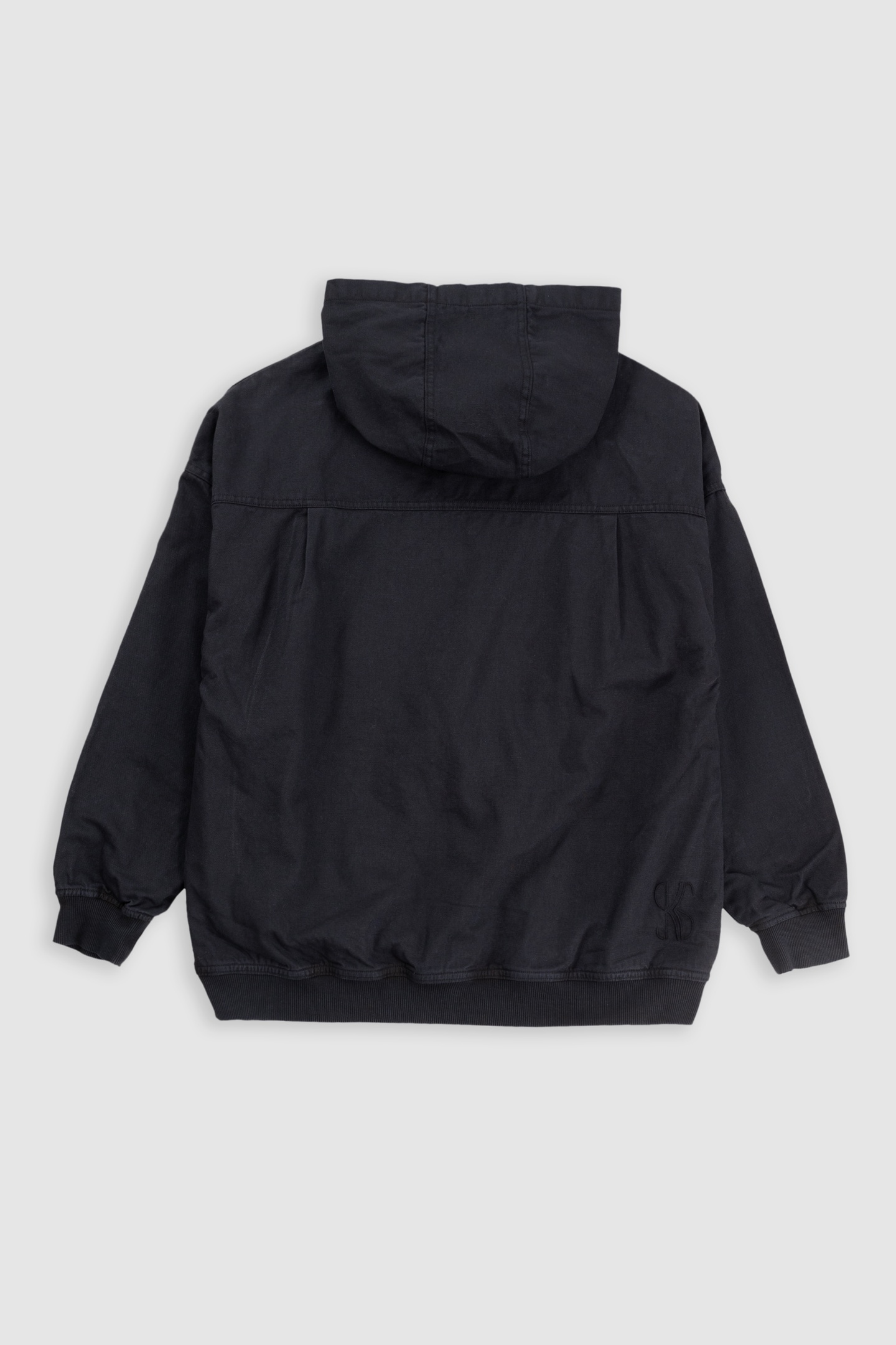 BLACK HOODED JACKET 3