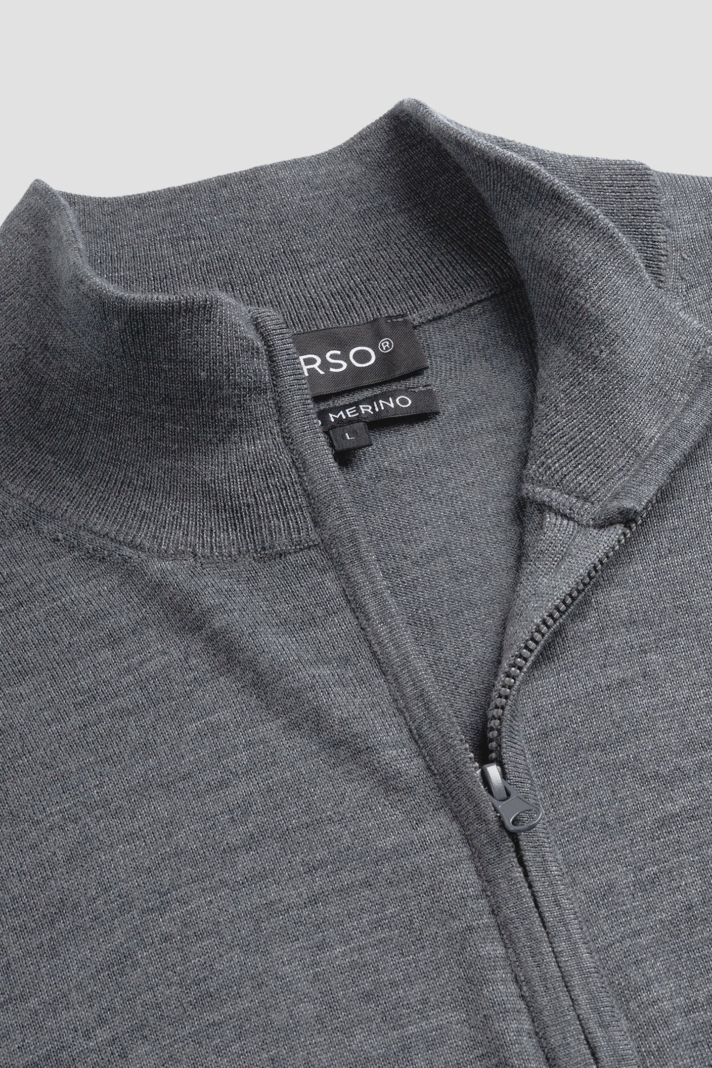 ZIP UP 100% MERINO STORM GREY 4