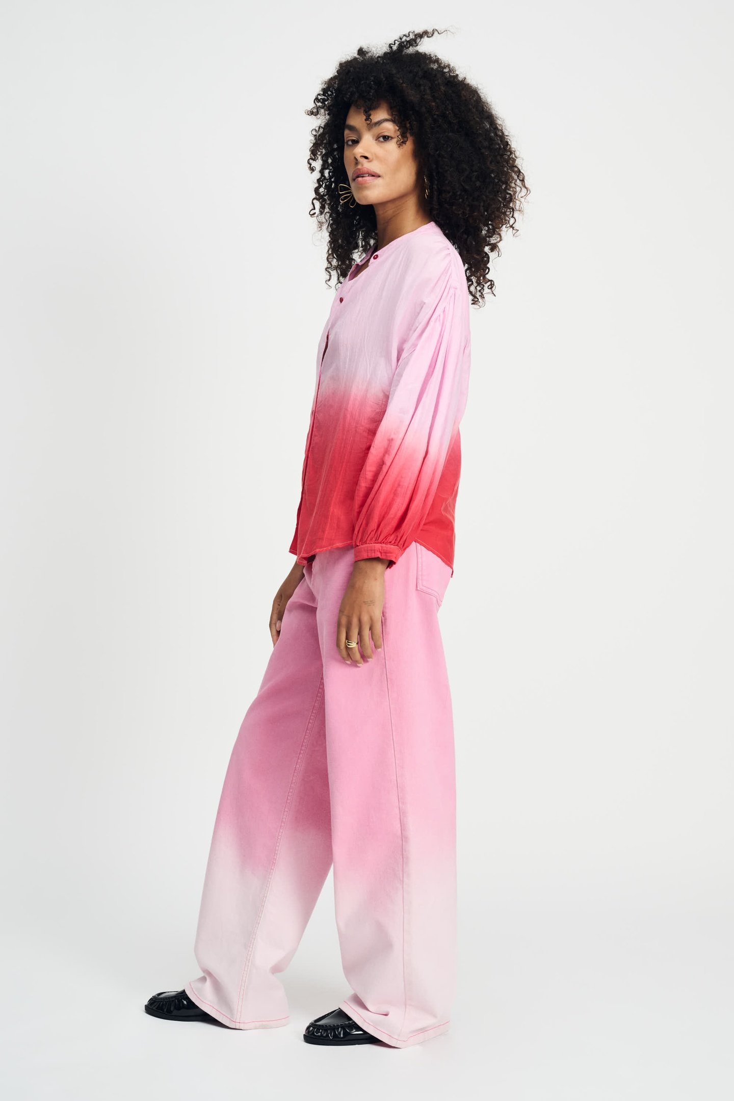 BLOUSE - FADED SCARLET RED 3