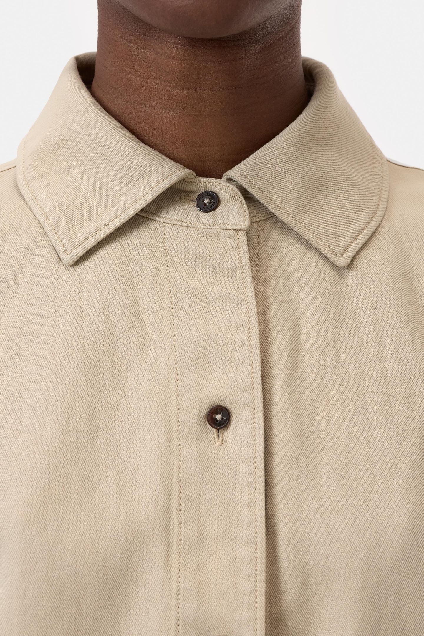 SHORT WRAP DRESS SOFT BEIGE 4