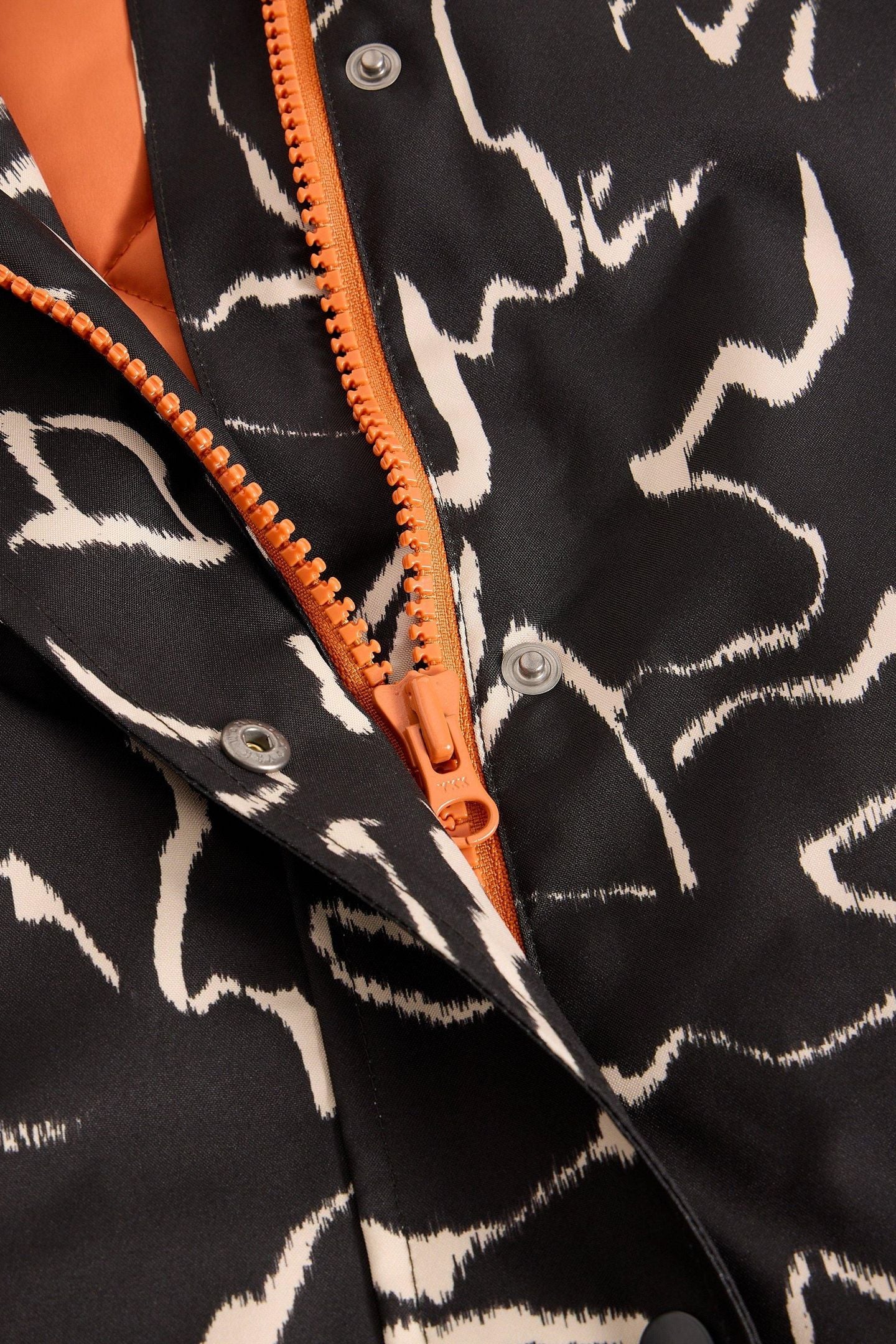 WILLOW WATERPROOF COAT BLACK PRINT 5