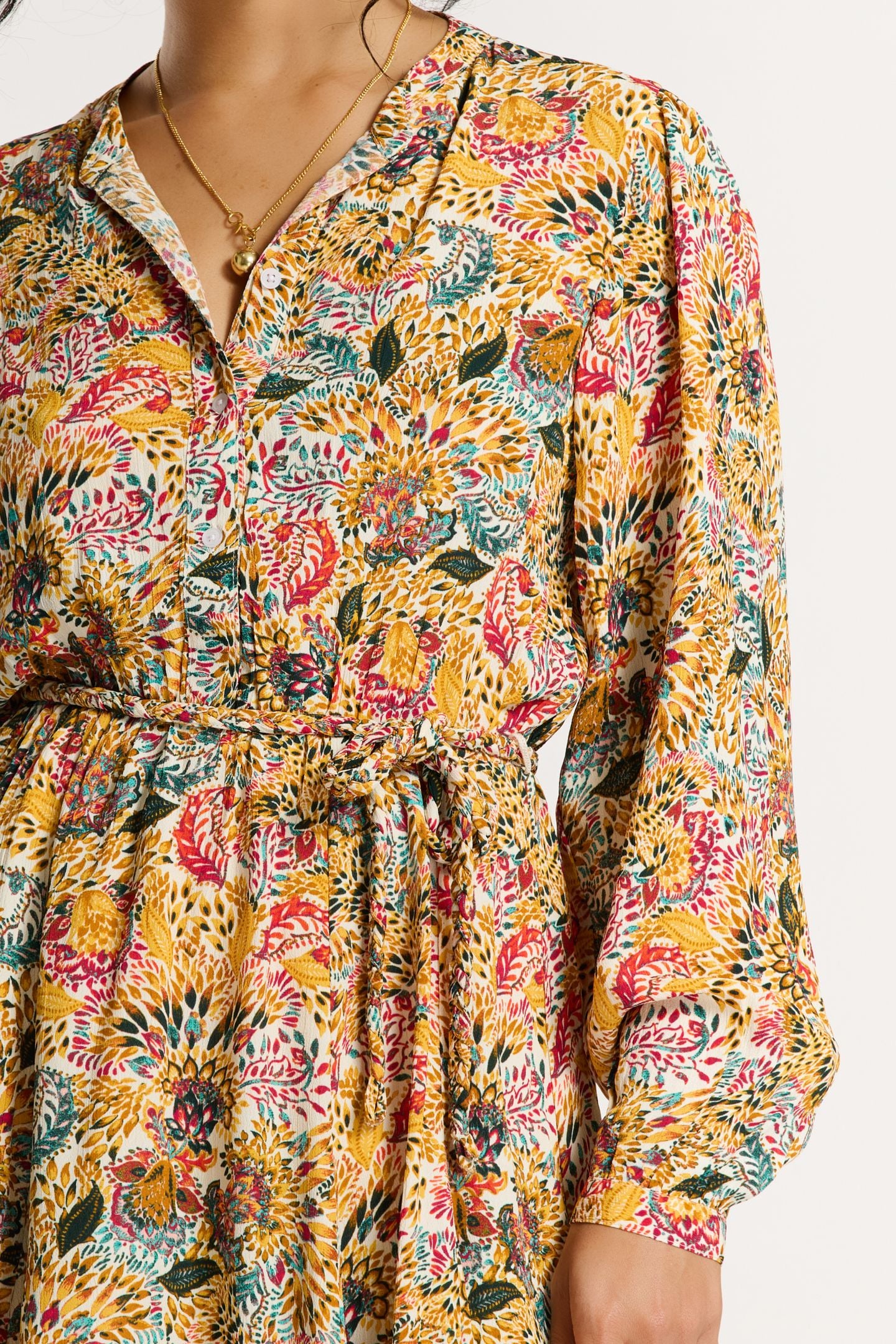 JOSETTE DRESS PAISLEY MULTICOLOUR PAISLEY 8