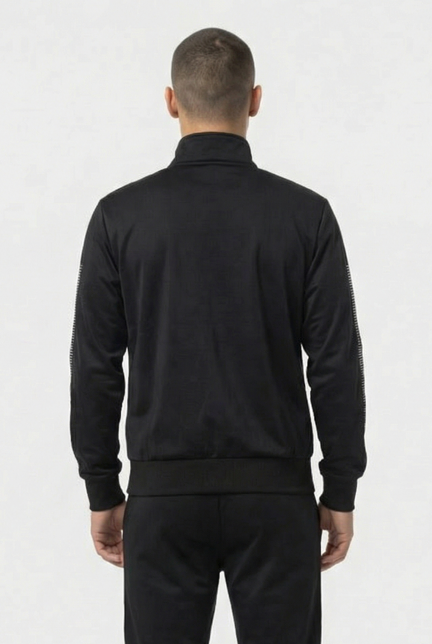 UNISEX TL KNITTED POLY JACKET BLACK 3