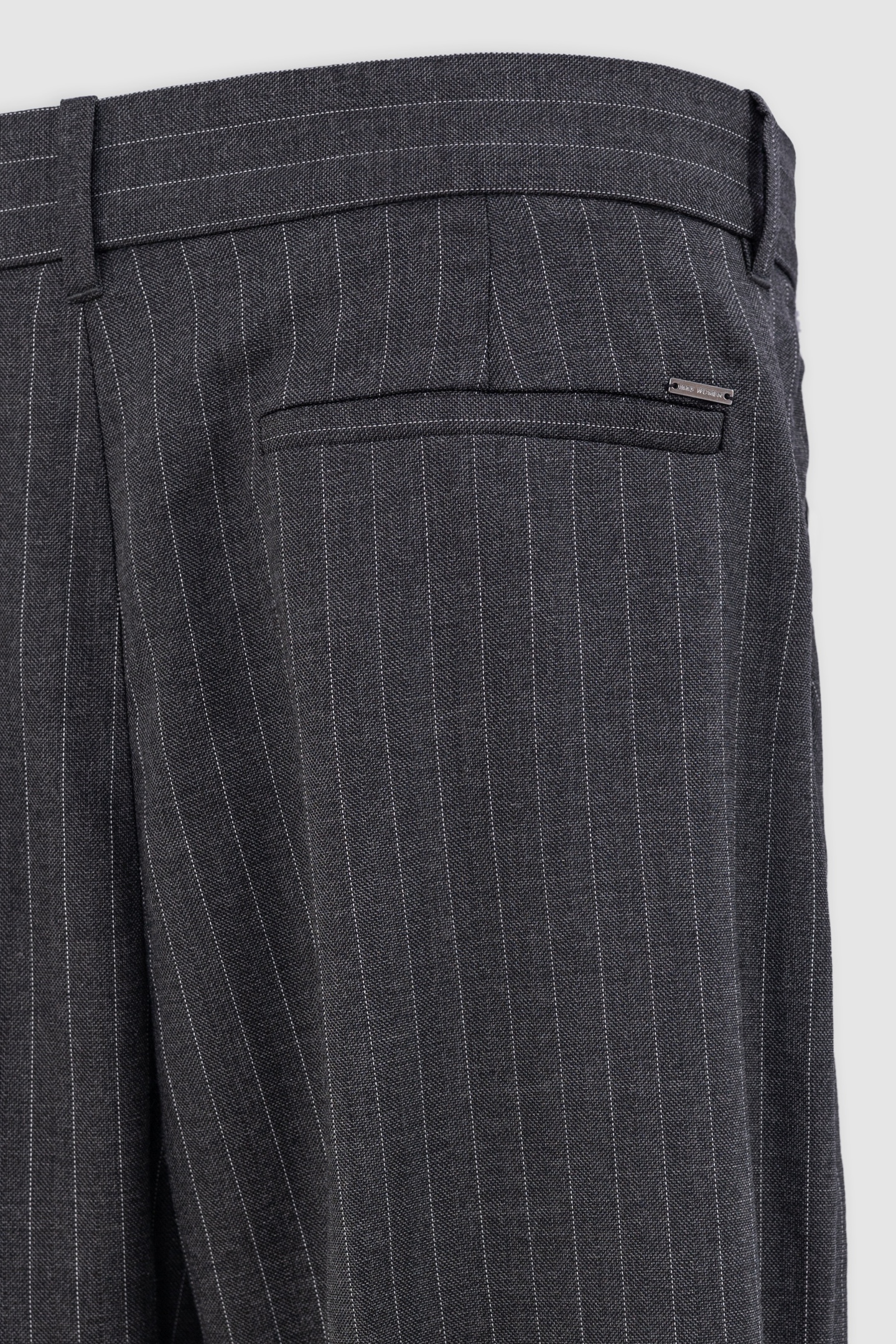 GREY SUIT PANTS WITH TENNIS STRIPES 3