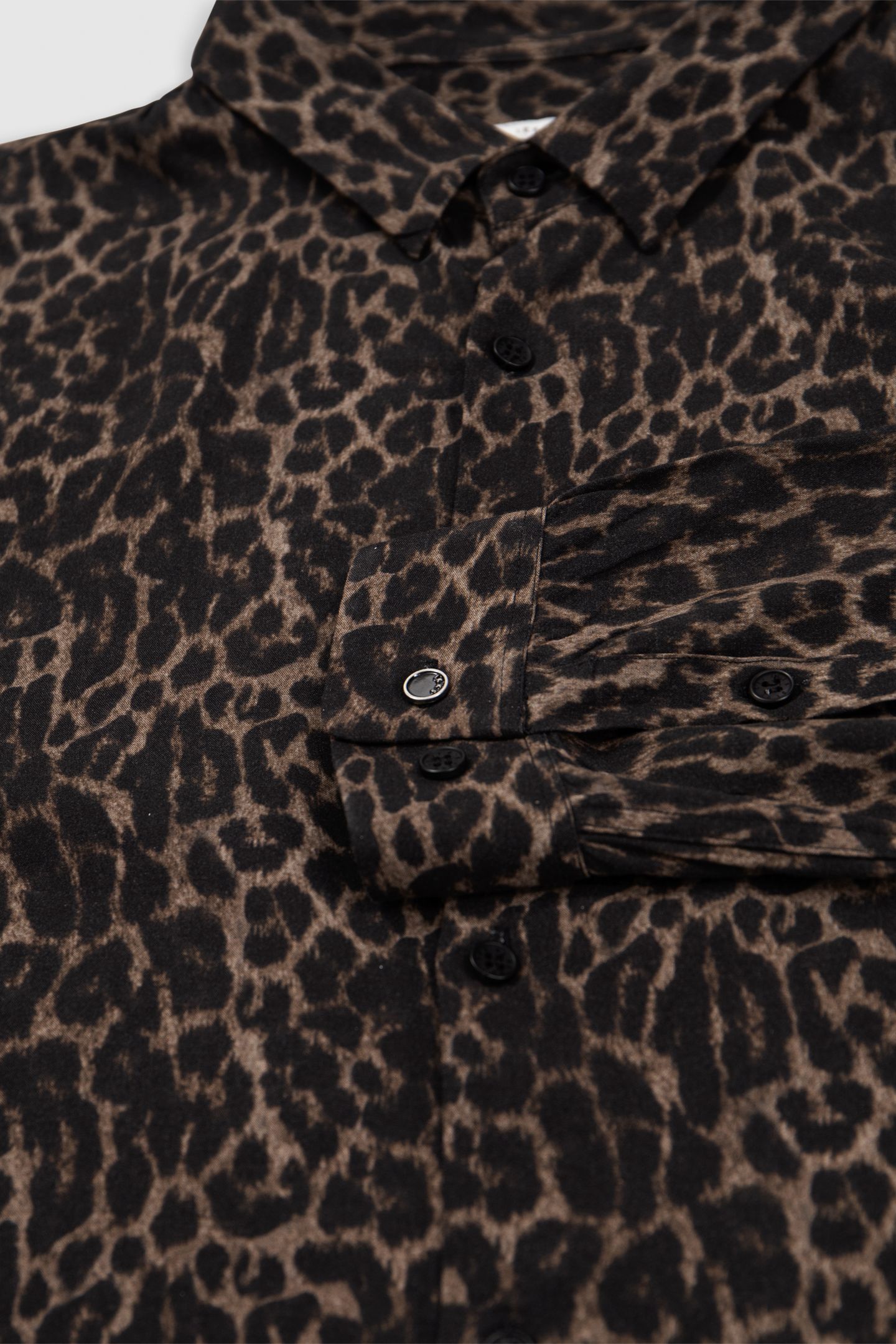SLIM GREY LEOPARD PRINT SHIRT 7