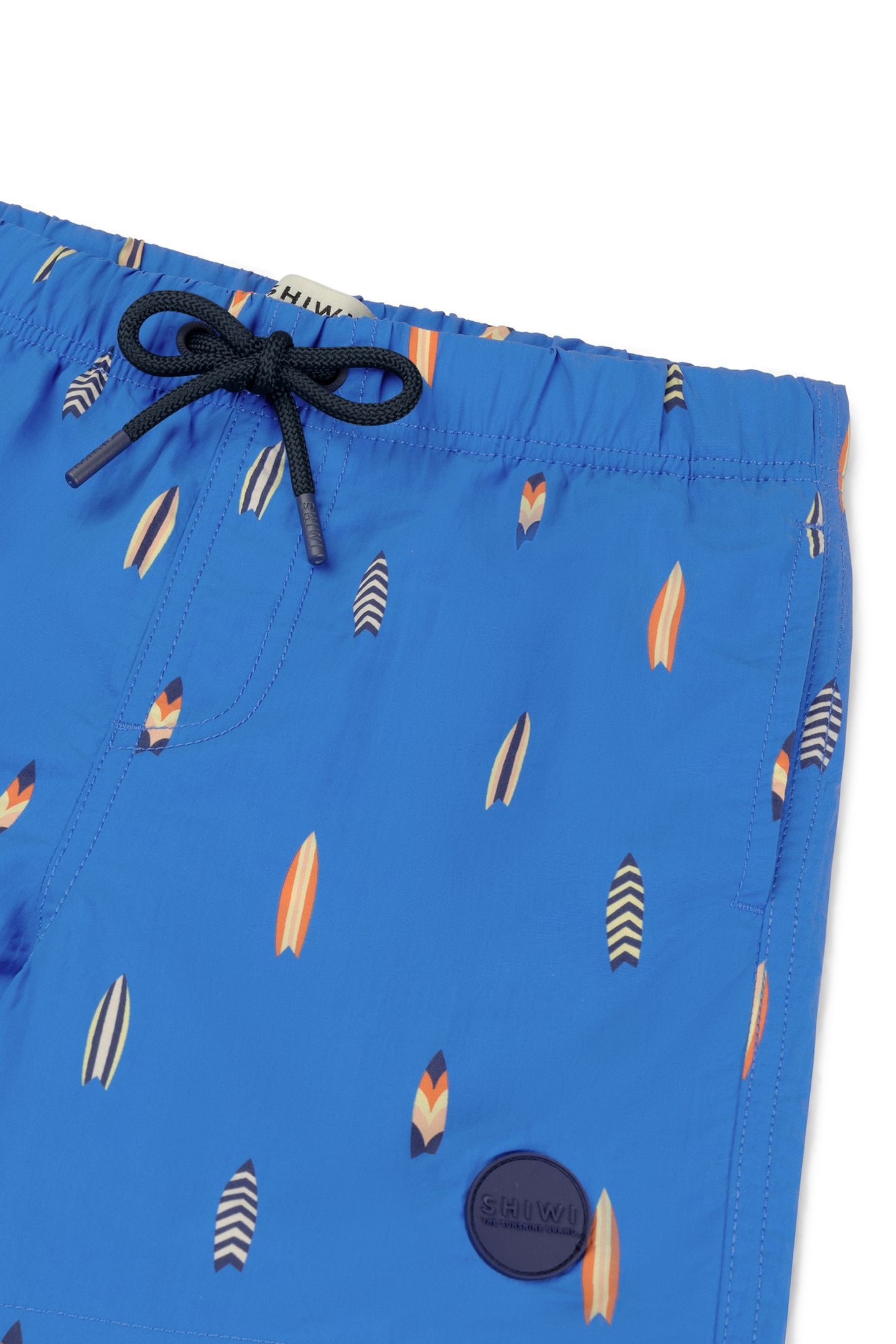 BOYS MILO QUICK DRY SWIM SHORTS 4 INCH SURFBOARDS BLUE KOBAL 3